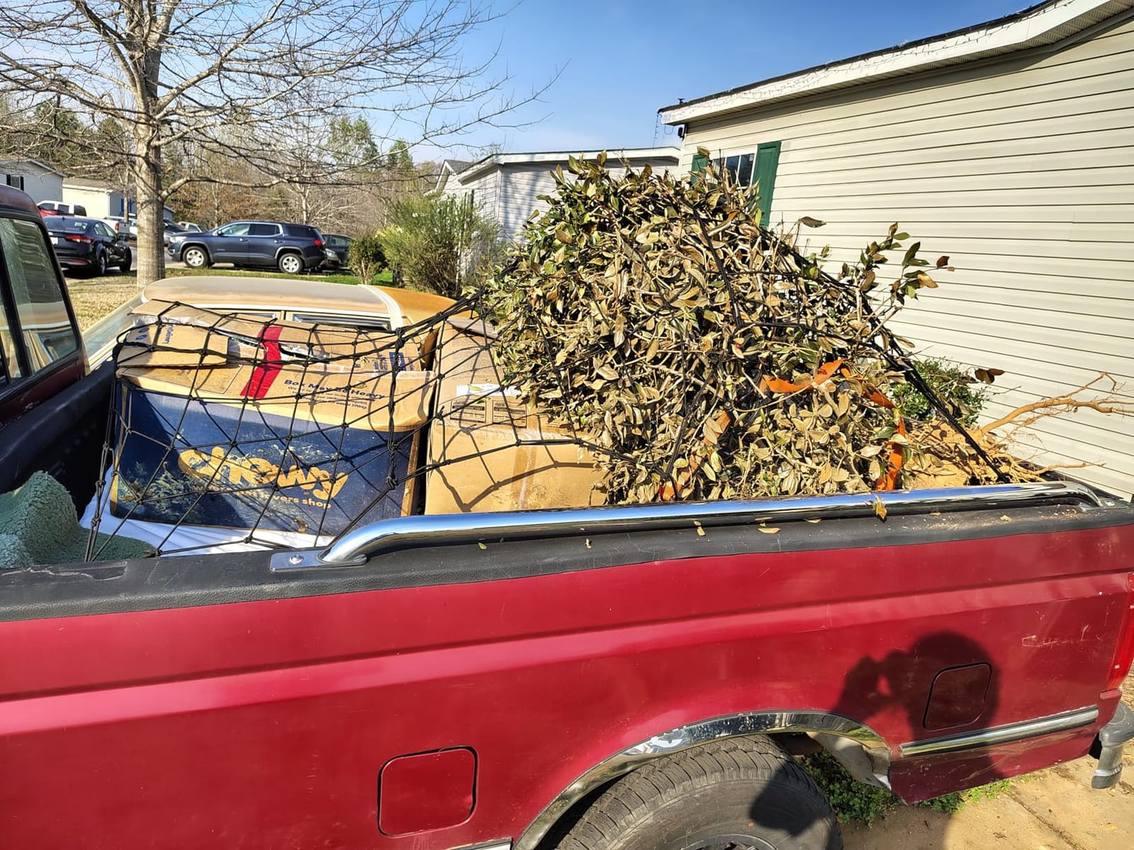 4'x6' Cargo Net for Pickup Truck Bed Stretch to 8'x12' Heavy-Duty 10mm Bed Net customer photo 1