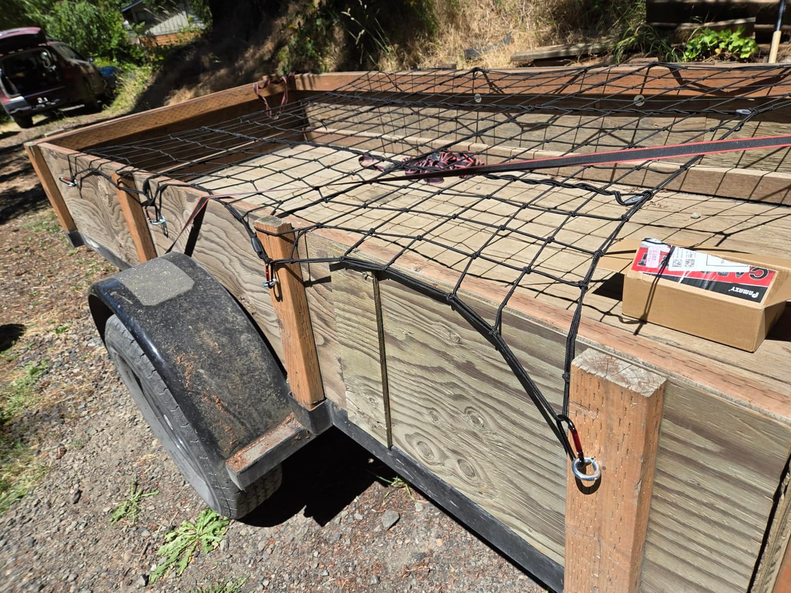 4'x6' Cargo Net for Pickup Truck Bed Stretch to 8'x12' Heavy-Duty 10mm Bed Net customer photo 2