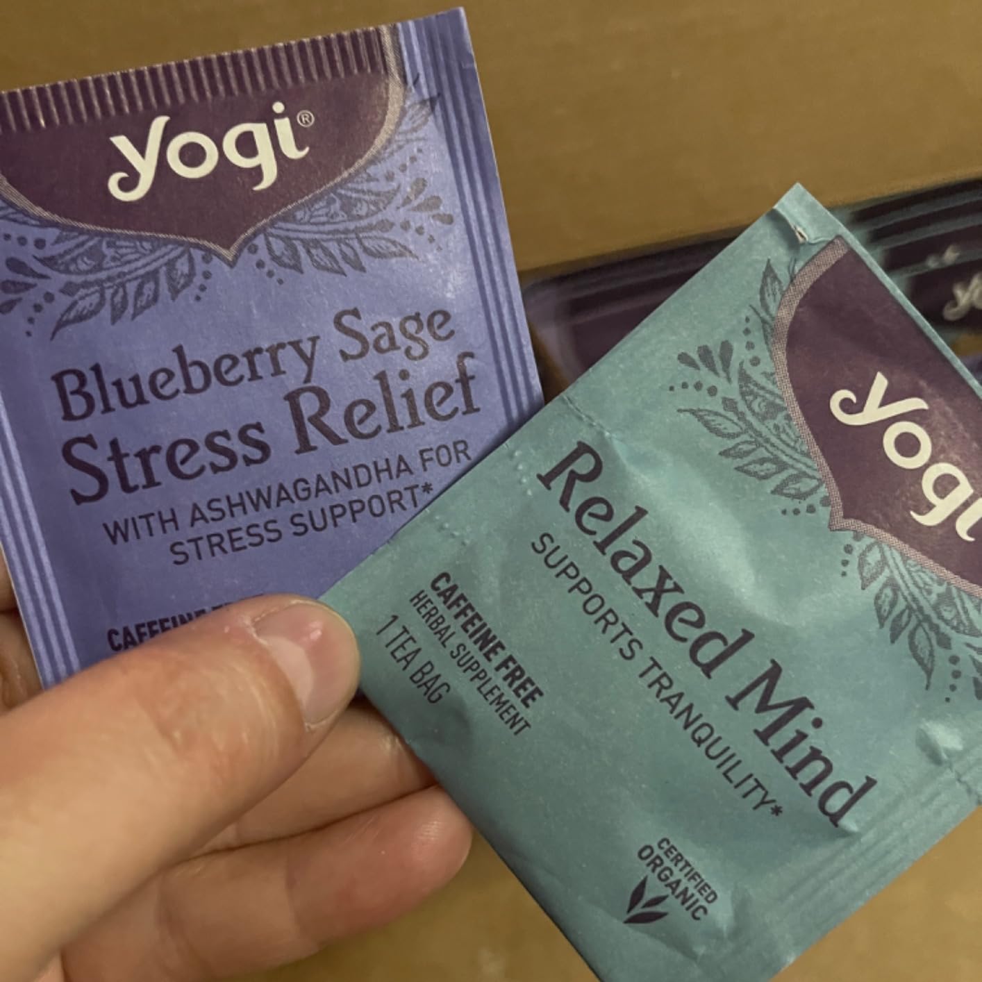 Yogi Relaxation Sampler Box, 32 Tea Bags customer photo 1