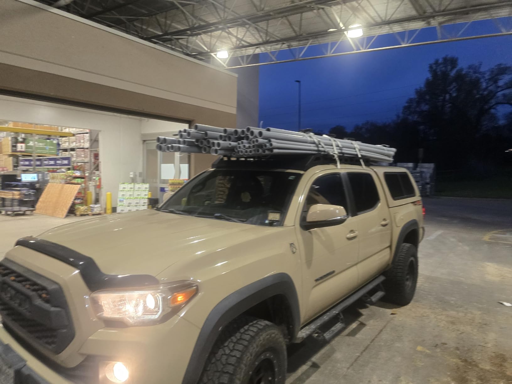 CLAMBER Top Roof Rack for 2005-2023 Toyota Tacoma Double Cab | Compatible with 4 Full-Size Doors Heavy Duty Carbon steel Accessories No Drilling Installation is simple customer photo 2