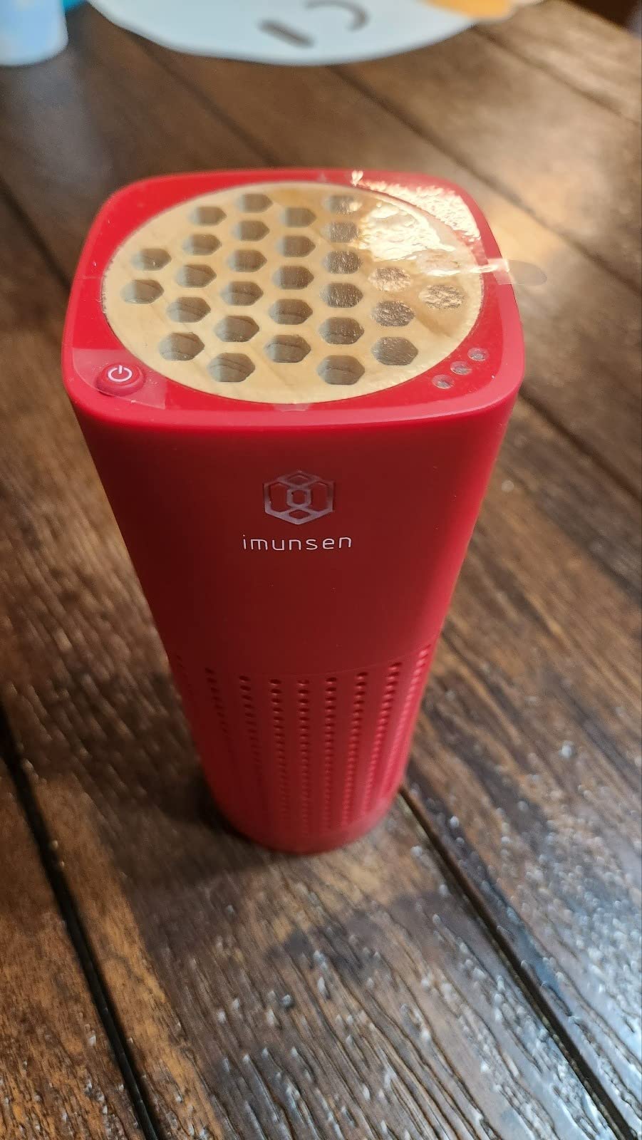IMUNSEN M-003B True HEPA 13 Filter Air Purifier for Car, Desk, and Office with Carbon Deodorization Filter, 4-Stage Filtration, Smoke, Odors, Allergens, USB Port 5V, Made in Korea - Black customer photo 2