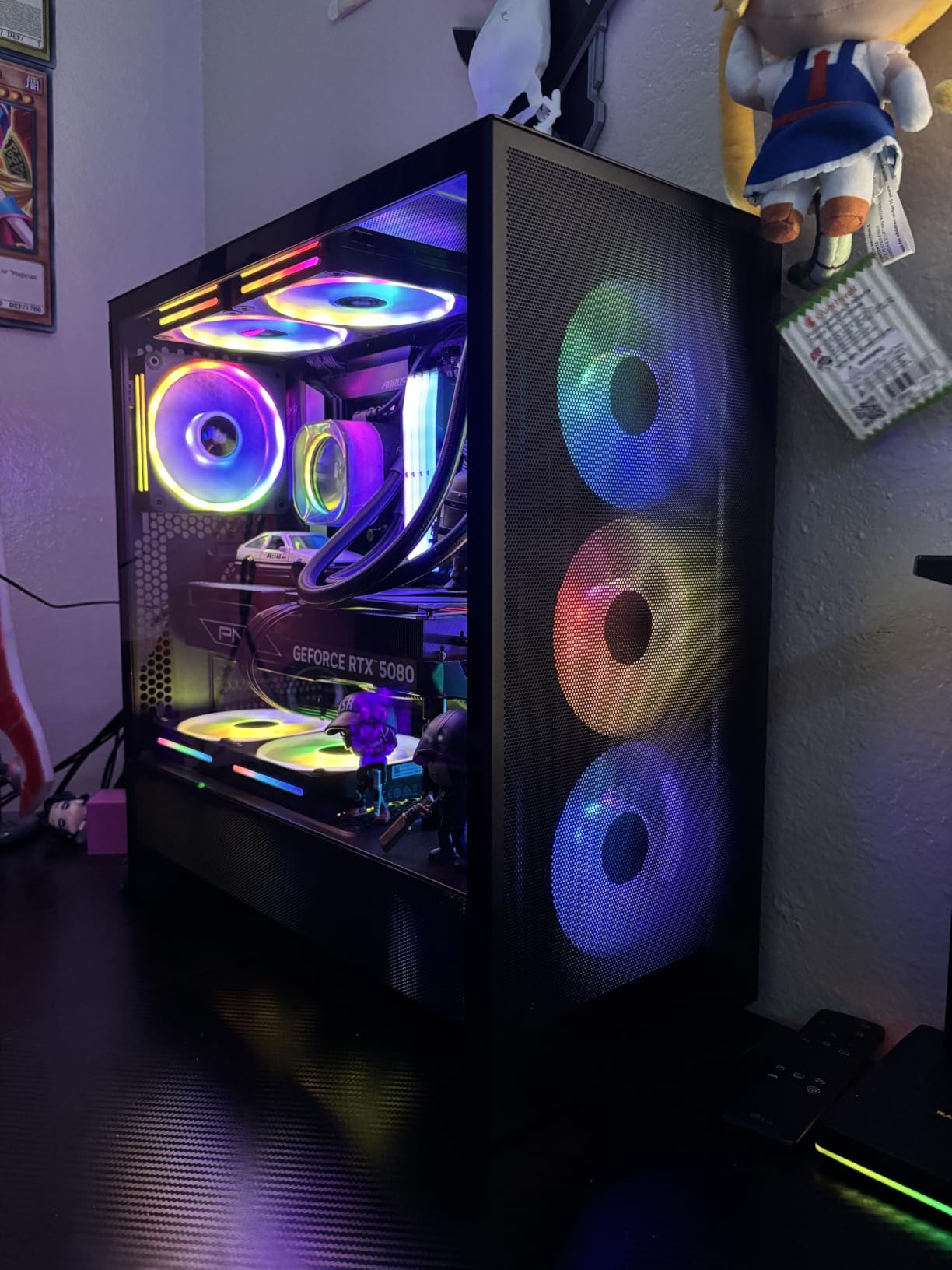 Corsair iCUE Link QX140 RGB 140mm Magnetic Dome RGB Single Fan - Black customer photo 1