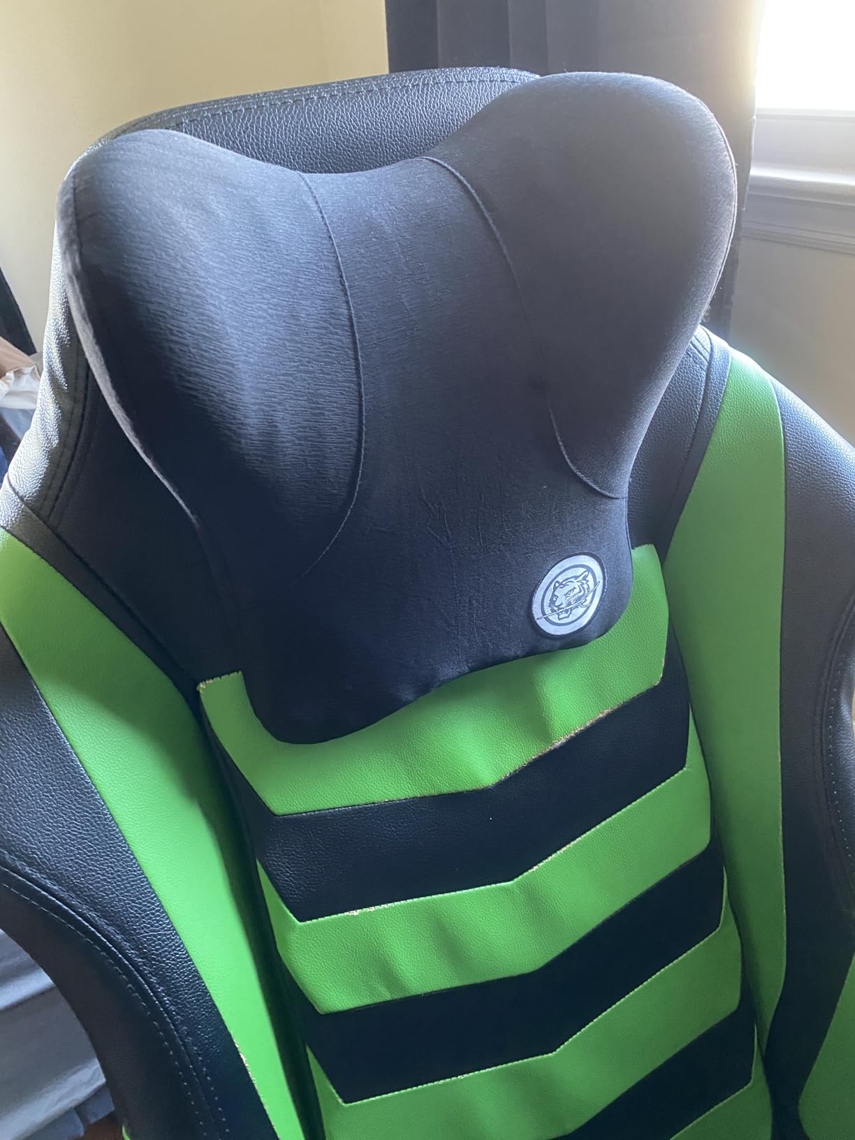 Car Neck Pillow for Driving Seat, Soft Memory Foam Headrest Pillow with Adjustable Strap and Removable Cover, Ergonomic Neck Support for Car, Office Chair, Gaming Chair - Black customer photo 1