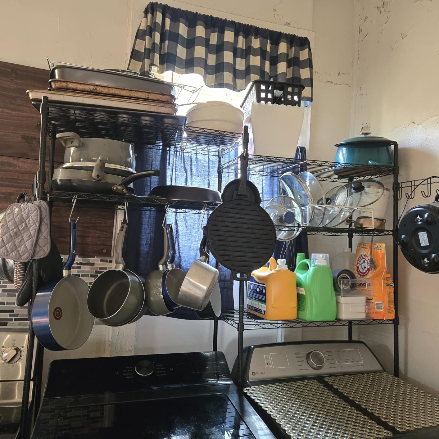 Ulif U5 Over the Washer and Dryer Storage Shelf, Laundry Room Space Saver customer photo 2