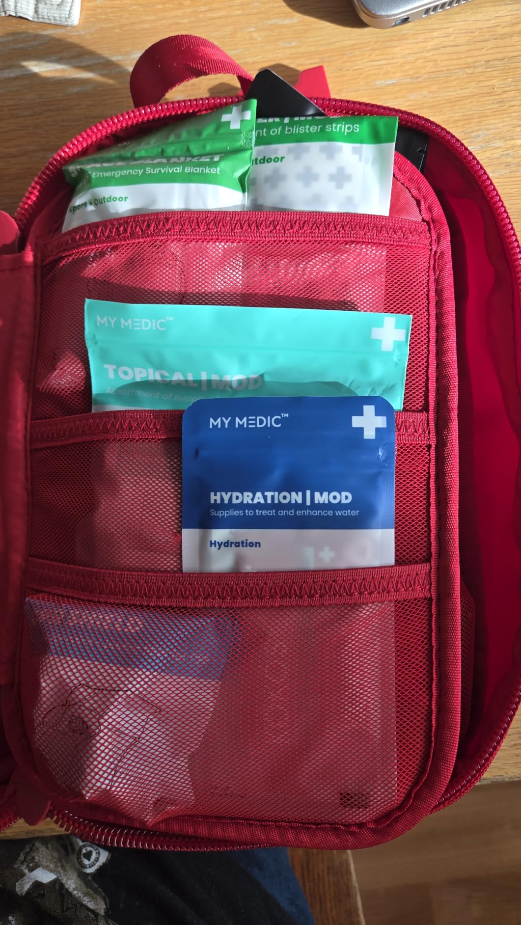 MY MEDIC MyFAK Standard IFAK First Aid Kit & Medic Kit - HSA FSA Items - Built in USA - Medical Supplies & First Aid Essentials for Home, Auto & Family Emergency Preparedness - Family Medical Bag, Red customer photo 1