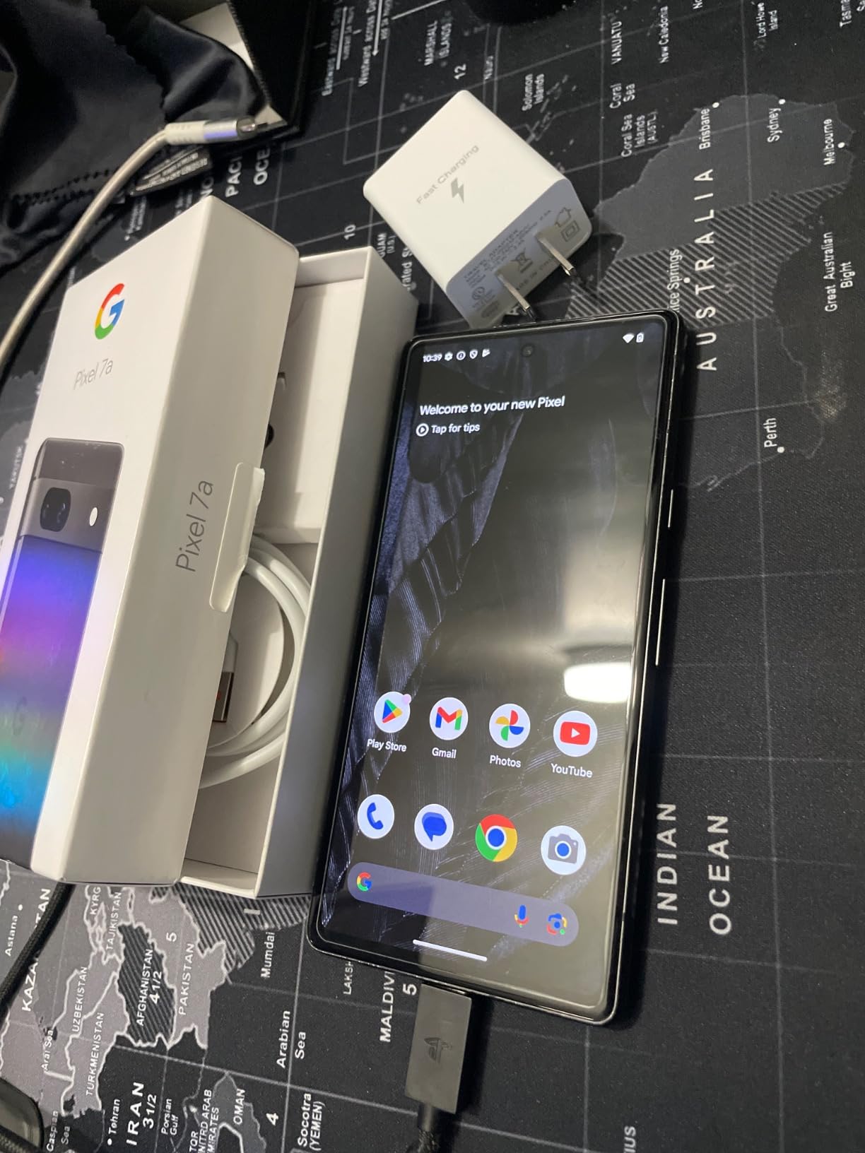 Google Pixel 7a 5G, 128GB, Charcoal - Unlocked (Renewed) customer photo 1
