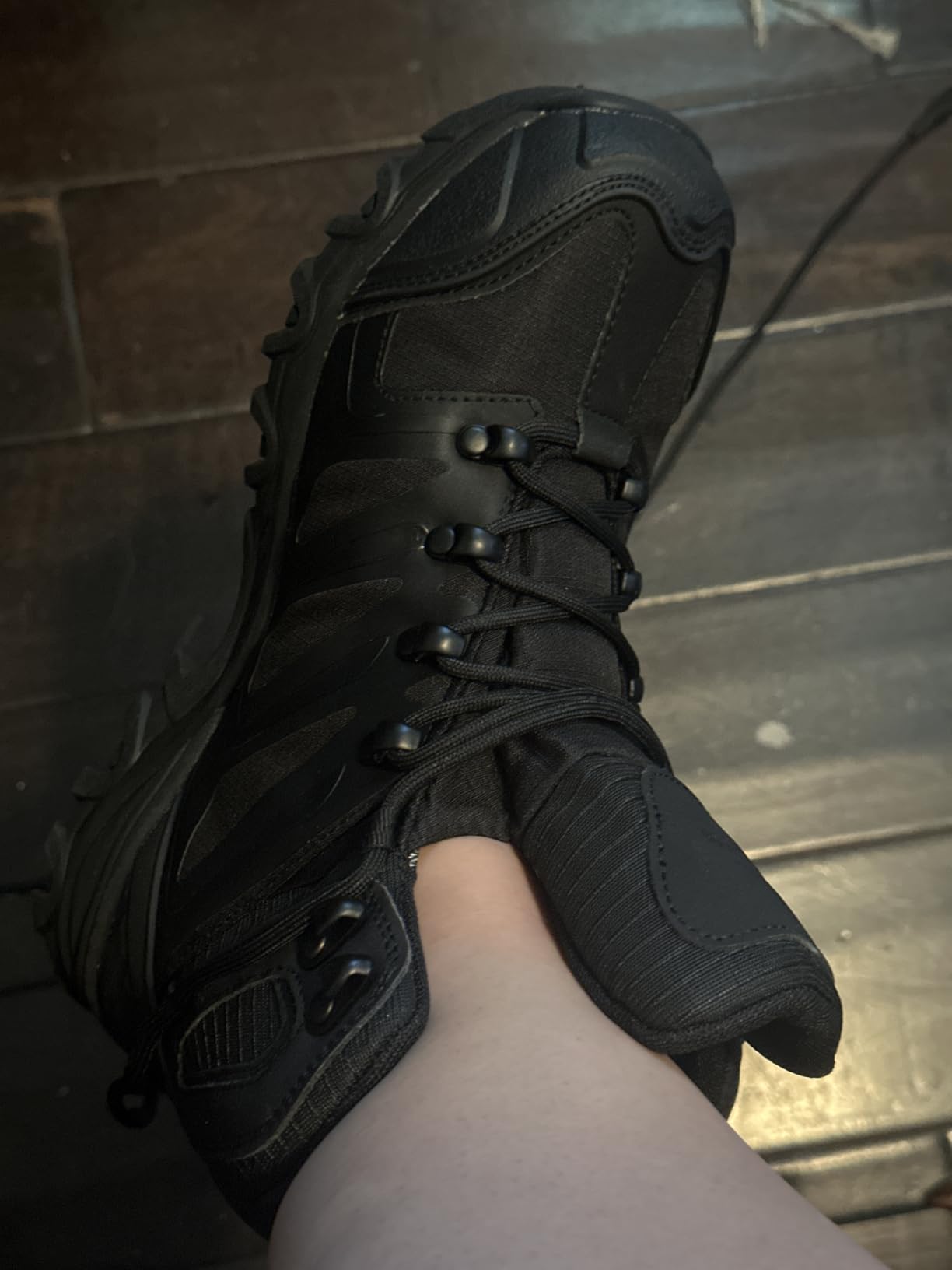 Men's Ankle High Waterproof Hiking Boots customer photo 1
