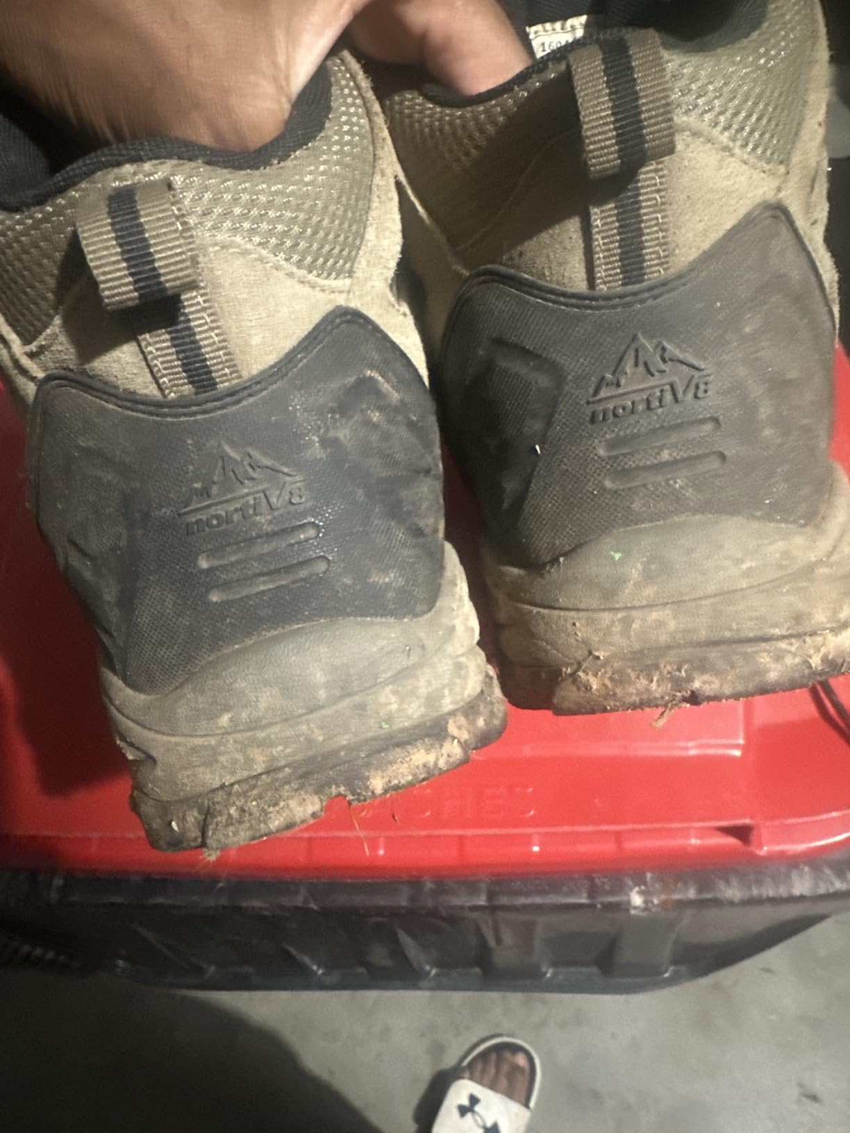 Men's Ankle High Waterproof Hiking Boots customer photo 2