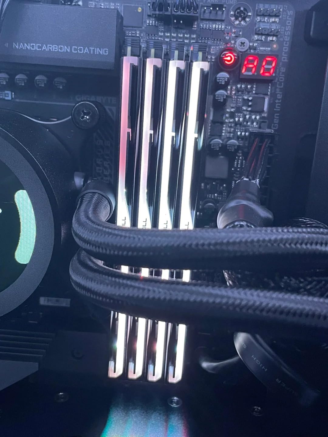 G.SKILL Trident Z5 RGB Series DDR5 RAM (Intel XMP 3.0 & AMD EXPO) 32GB (2x16GB) Up to 6000MT/s CL36-36-36-96 1.35V Desktop Computer Memory U-DIMM - Matte White (F5-6000J3636F16GX2-TZ5RW) customer photo 1