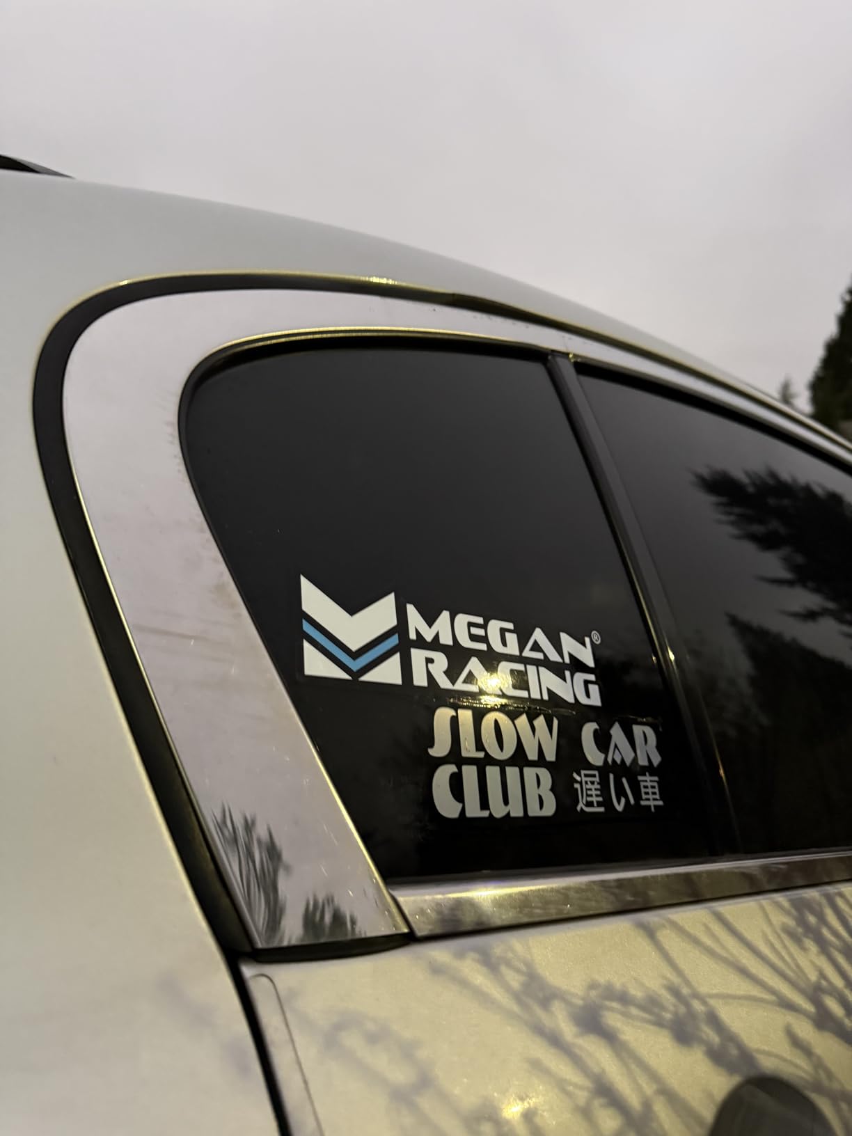 Slow CAR Club Stickers Japanese Style Words Decoration Motorcycle Applique Car Styling Tape Waterproof customer photo 2