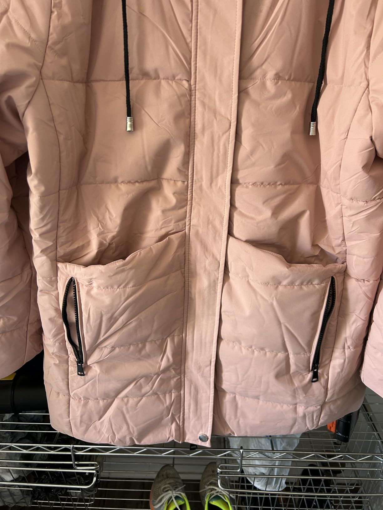 MOERDENG Women's Warm Winter Puffer Coat Waterproof Long Down Jacket | Thicken Fleece Lined Outerwear Faux Fur Detachable Hooded Parka customer photo 2