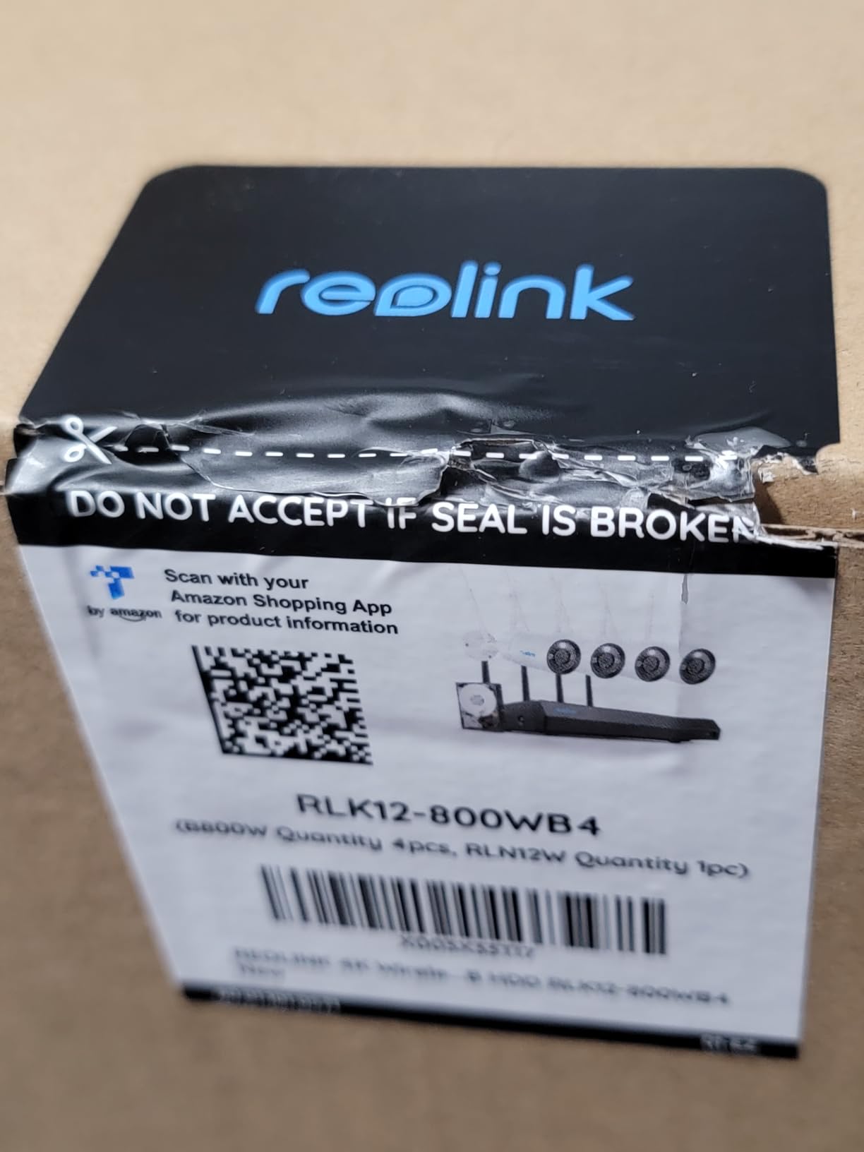 REOLINK 4K Security Camera System, 4pcs Outdoor 8MP Plug-in WiFi 6 Cameras customer photo 2