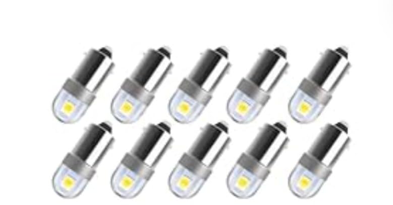 AUXLIGHT BA9S BA9 1895 1891 53 57 64111 3893 47830 Error Free LED Bulb, Super Bright 3030-SMD Interior Car Bulbs Replacemet for Dome Map License Plate Glove Box Lights (6000K White, Pack of 10) customer photo 2