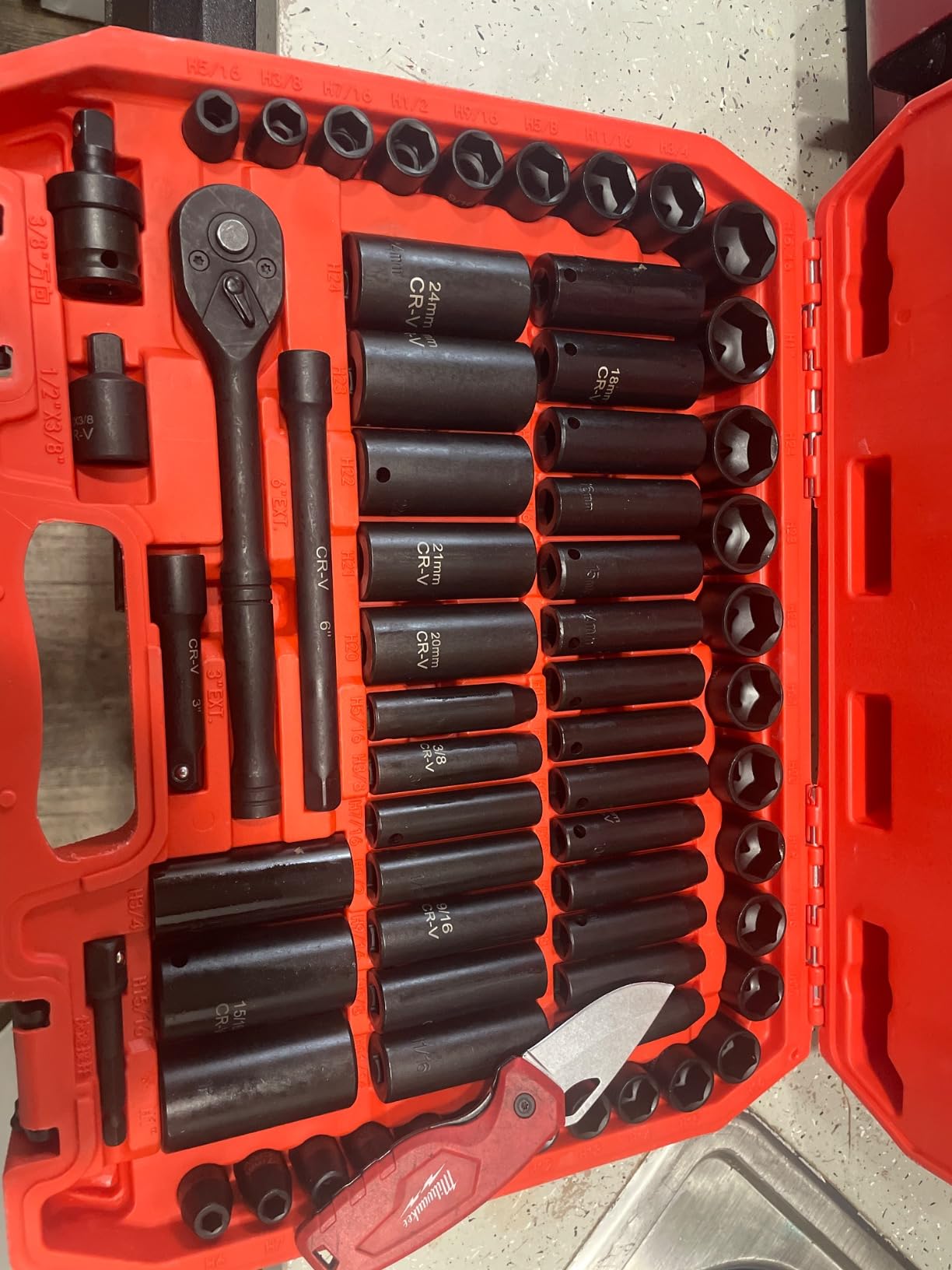 EACELIY 64pcs 3/8