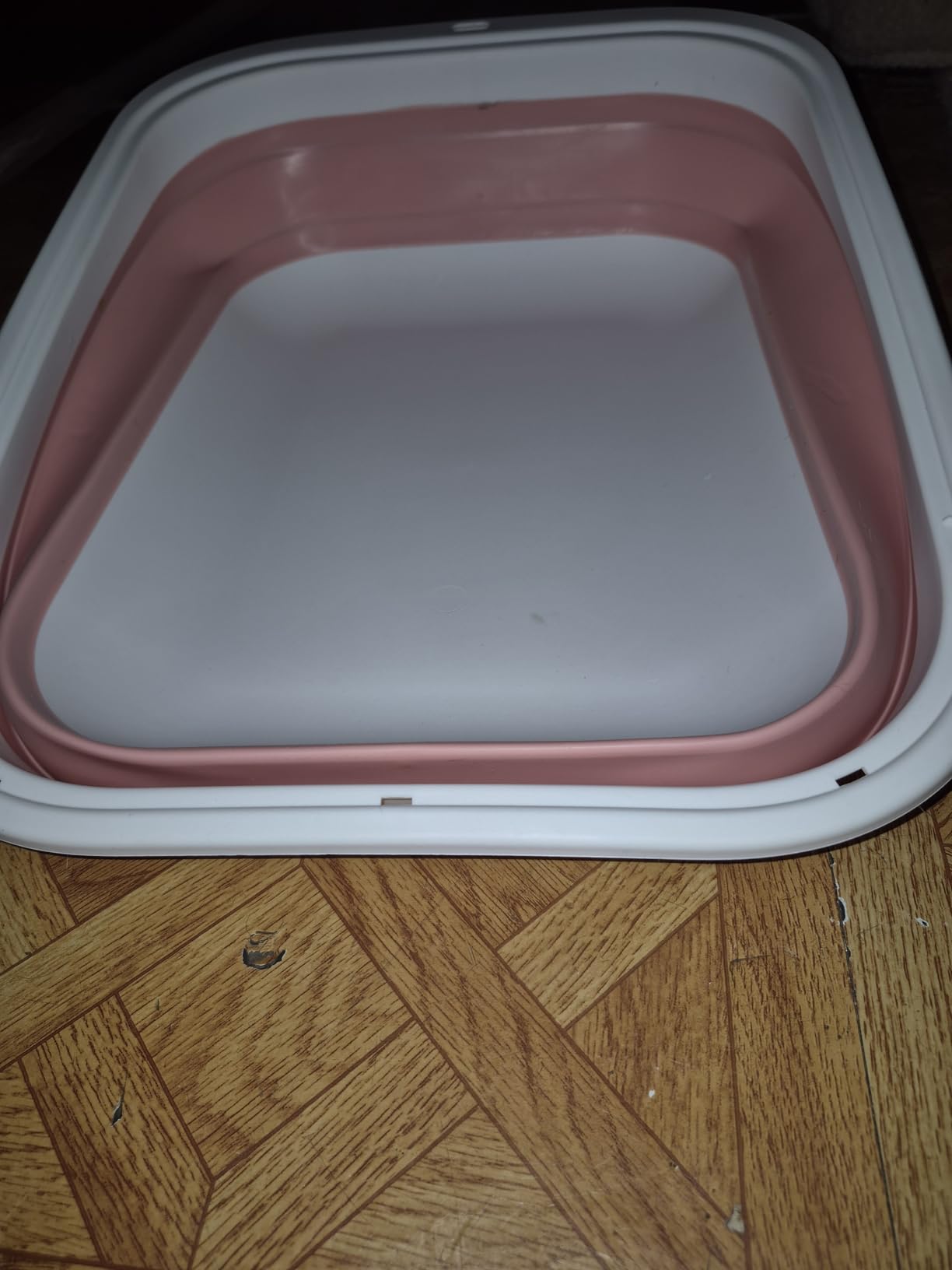 Foldable Cat Litter Box, Large Height-Adjustable Anti-Splash Open Air Kitty Litter Pan, Easy Clean with Scoop (Gray) customer photo 2