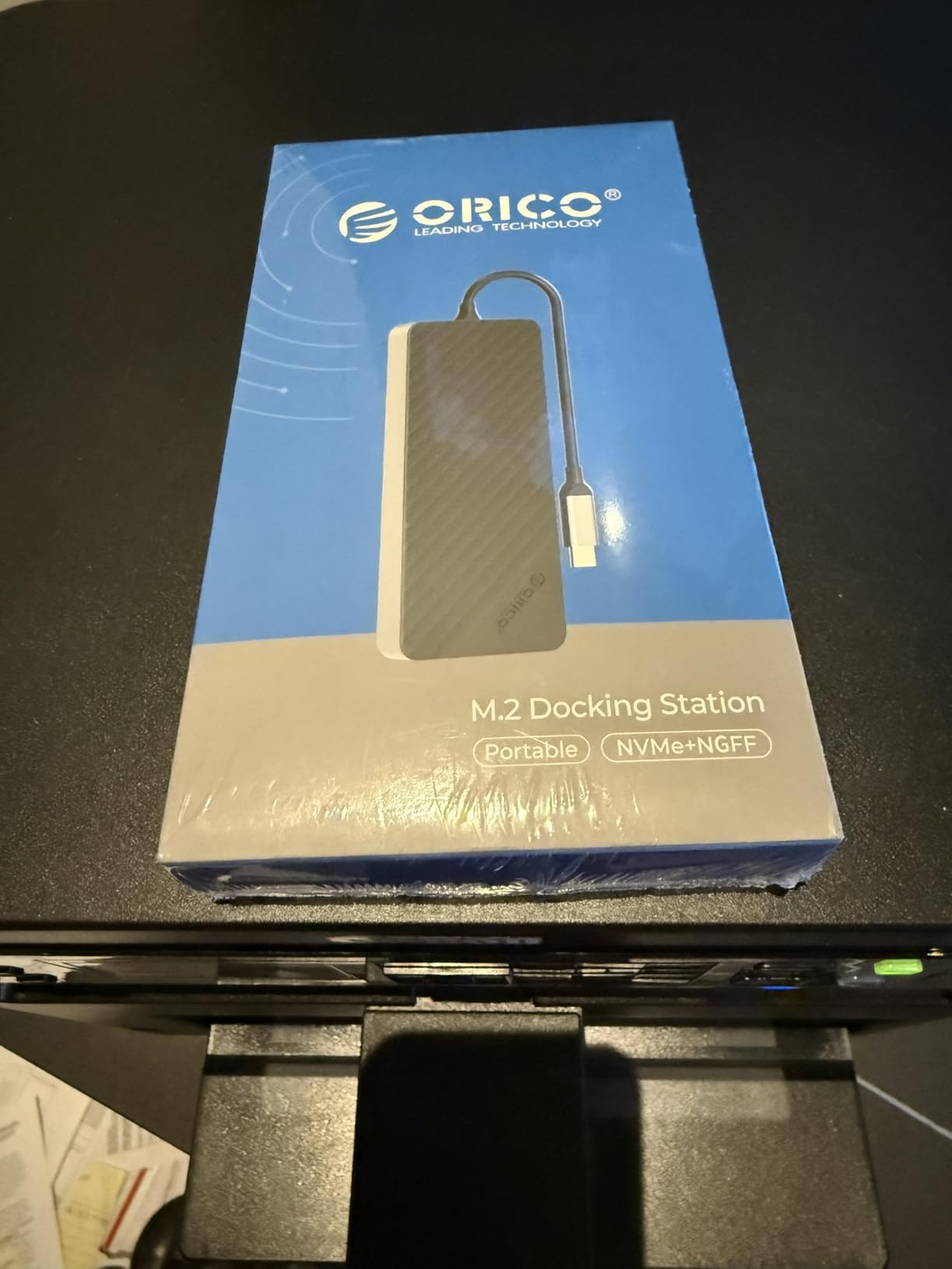 ORICO USB-C Hub with M.2 SSD Enclosure, 8-in-1 USB C Docking Station Fits M.2 NVMe/SATA SSD, 10Gbps, 4K@60Hz HDMI, 100W PD, SD/TF Card Reader customer photo 2