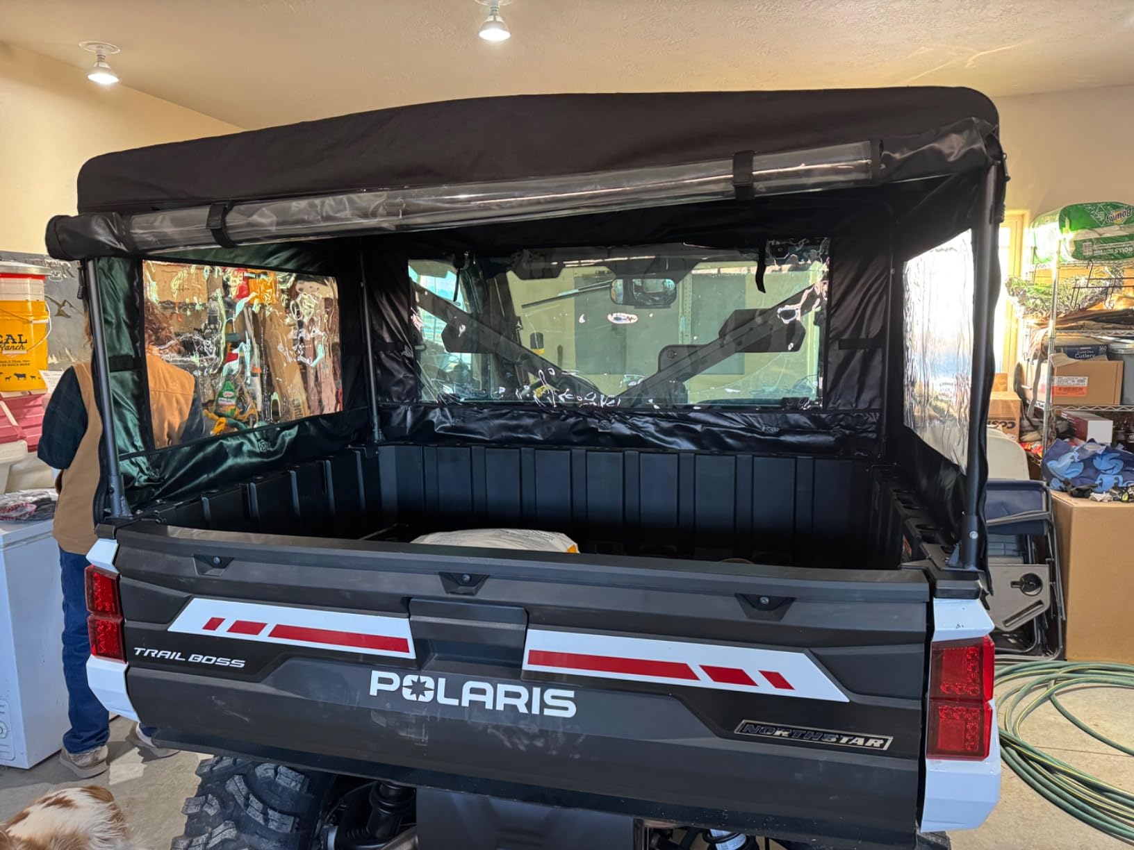 KEMIMOTO Soft Cargo Camper Bed Cover Rack Compatible with Polaris Ranger customer photo 2
