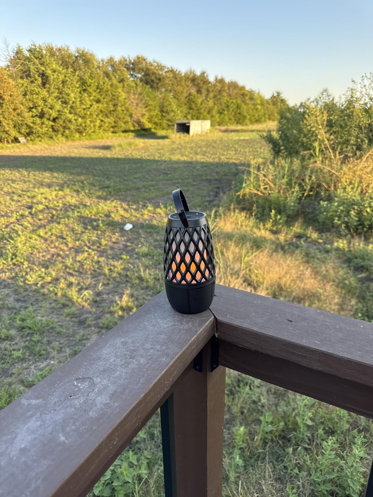 Outdoor Speakers with Lights Gifts for Men Multi-Sync up to 100 Speakers | IPX5 Waterproof, HD Stereo Sound, Auto-Pairing, House Warming Gifts, Lanterns for Camp|Patio|Pool|Yard, Cool Stuff customer photo 2