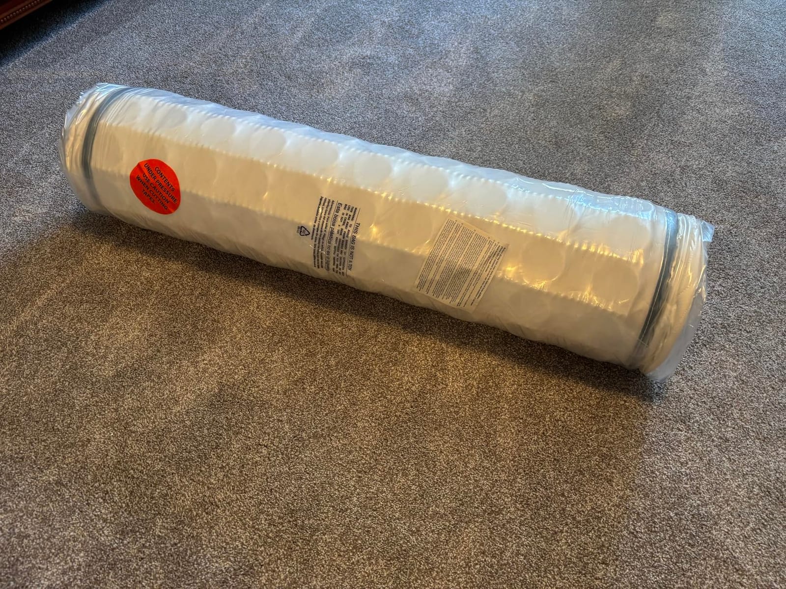 ZINUS 8 Inch Spring Sensation Hybrid Mattress [New Version], Medium Firm Feel, Fiberglass Free, Youth and Guest Bedroom, Mattress in A Box, Twin customer photo 1