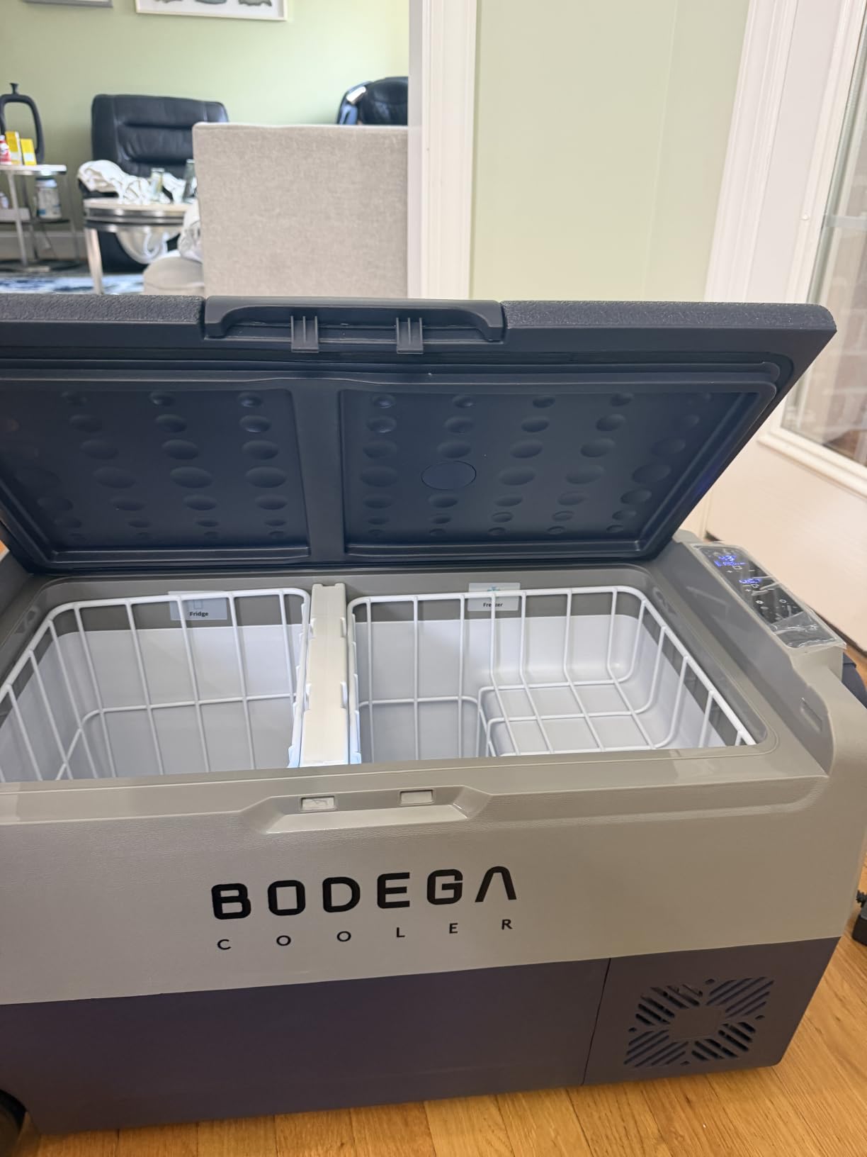 BODEGACOOLER 12 Volt Car Refrigerator,38 Quart Portable Freezer,Car Fridge Dual Zone APP Control,36L -4℉-68℉ Electric Compressor Cooler 12/24V DC and 100-240V AC for RV,Travel,Camping,Road Trip customer photo 1