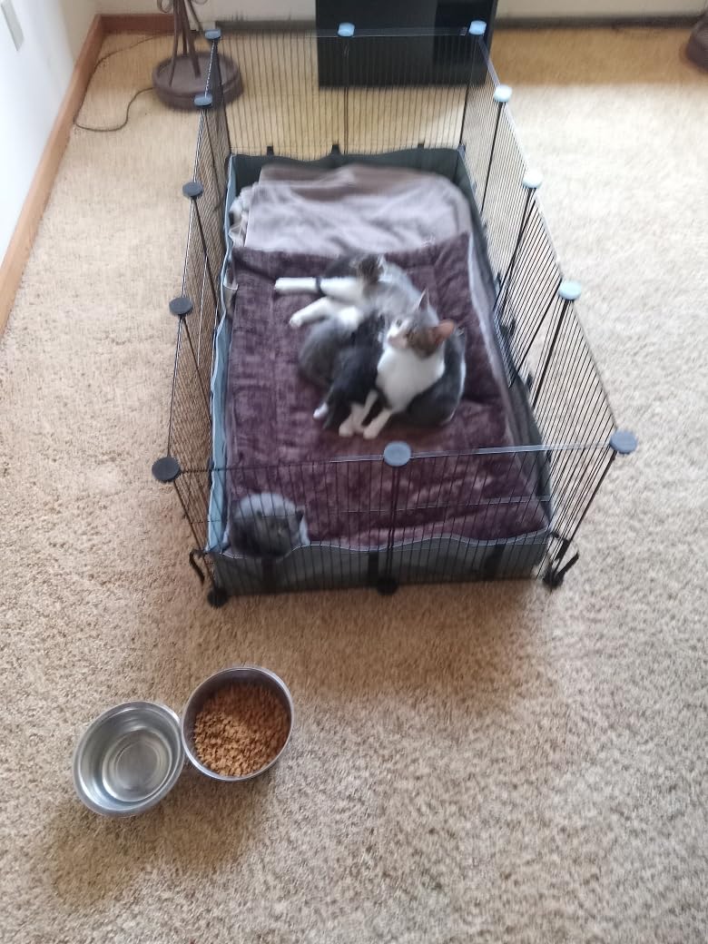 VISCOO 12 Panels Small Animal Playpen, 48