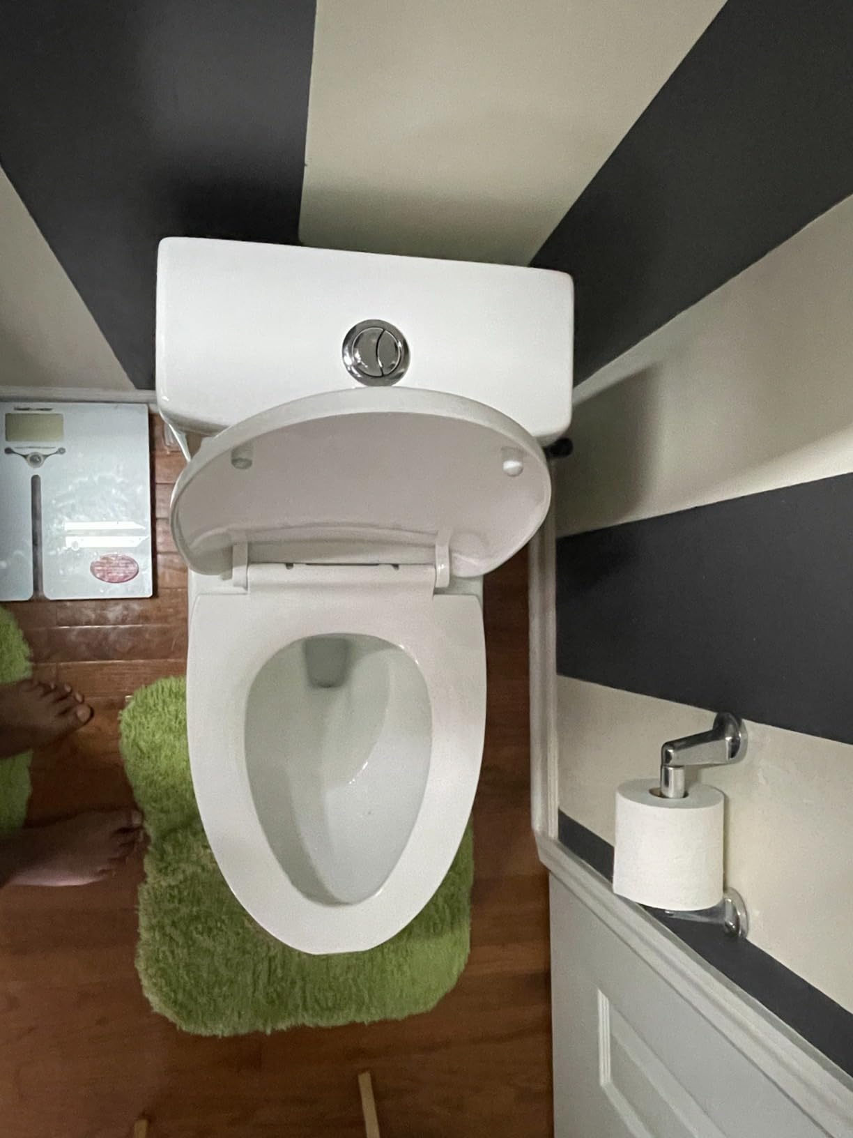 DeerValley Elongated One Piece Toilet with Efficient Dual Flush 1.1/1.6 GPF customer photo 2