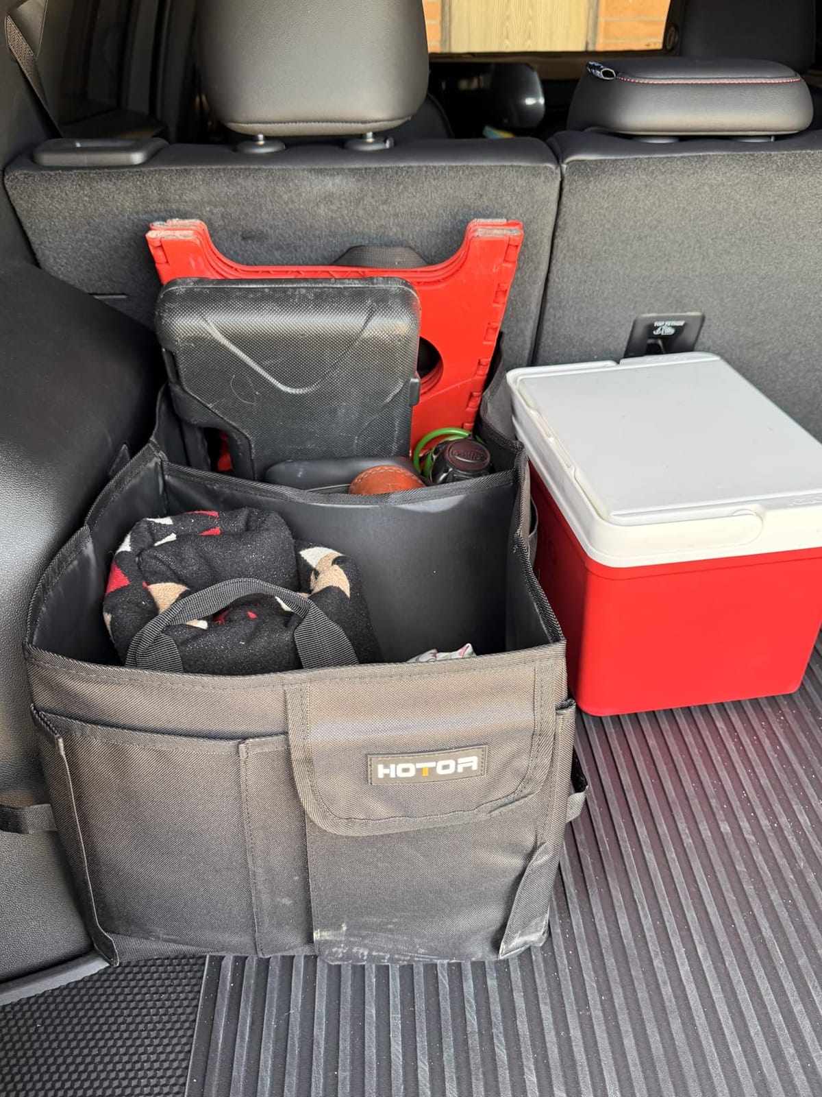 HOTOR Trunk Organizer - Foldable Car Organizer for SUVs & Sedans Storage customer photo 2