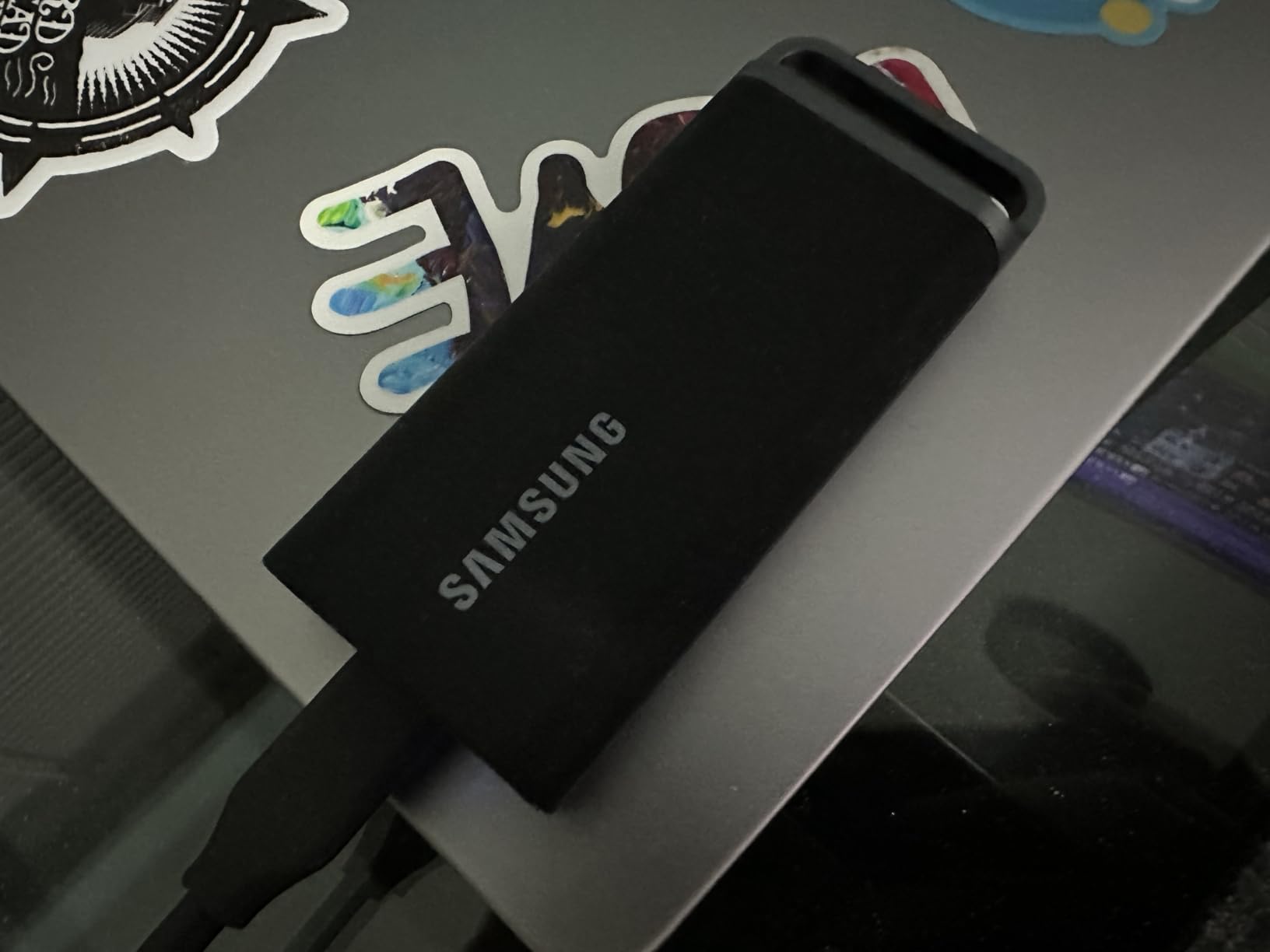 Samsung T5 EVO Portable SSD 8TB, USB 3.2 Gen 1, Up to 460MB/s | External Solid State Drive for Gaming and Content Creation, MU-PH8T0S/AM, Black customer photo 1