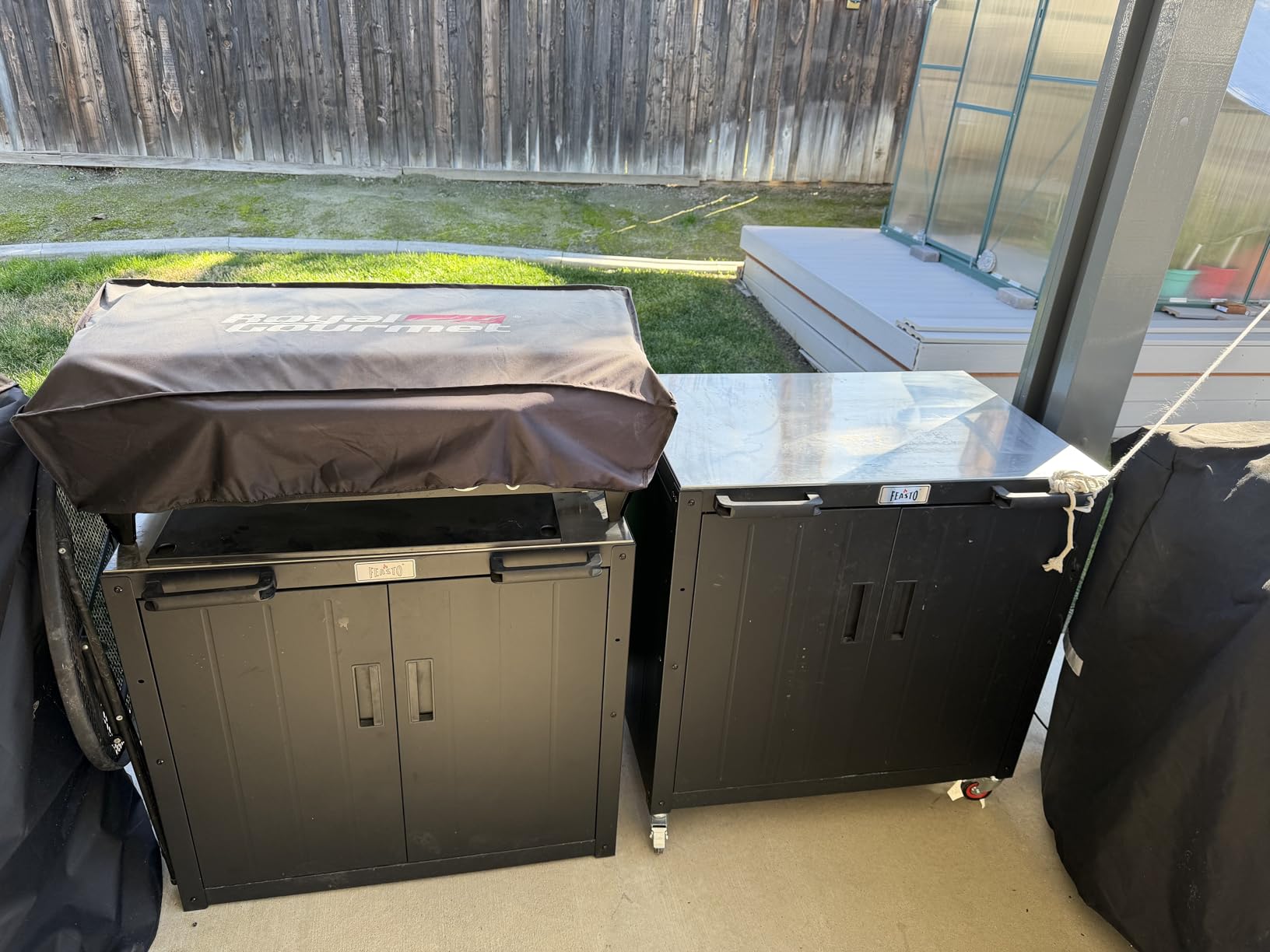 Feasto Modular Outdoor Kitchen Island with Storage and Stainless Steel Top customer photo 2
