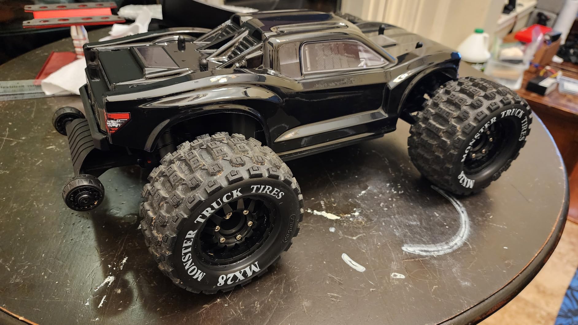 Custom Body Clear Unpainted Compatible for ARRMA VORTEKS 3S 4x4 4x2 BLX 1/10 Stadium Truck(V-C-01) (Clear Unpainted) customer photo 2