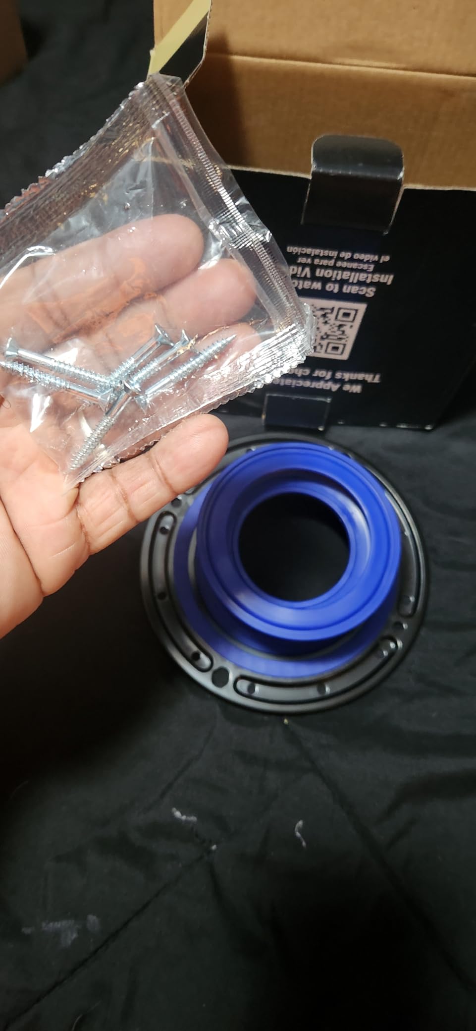 One N Done Toilet Flange Repair Kit - Toilet Kit For Low or Broken Toilet Flange. Toilet Wax Ring Replacement Kit W/Toilet Flange Extender Kit. No Wax Ring For Toilet Bowl Or Toilet Seal Required (1) customer photo 1