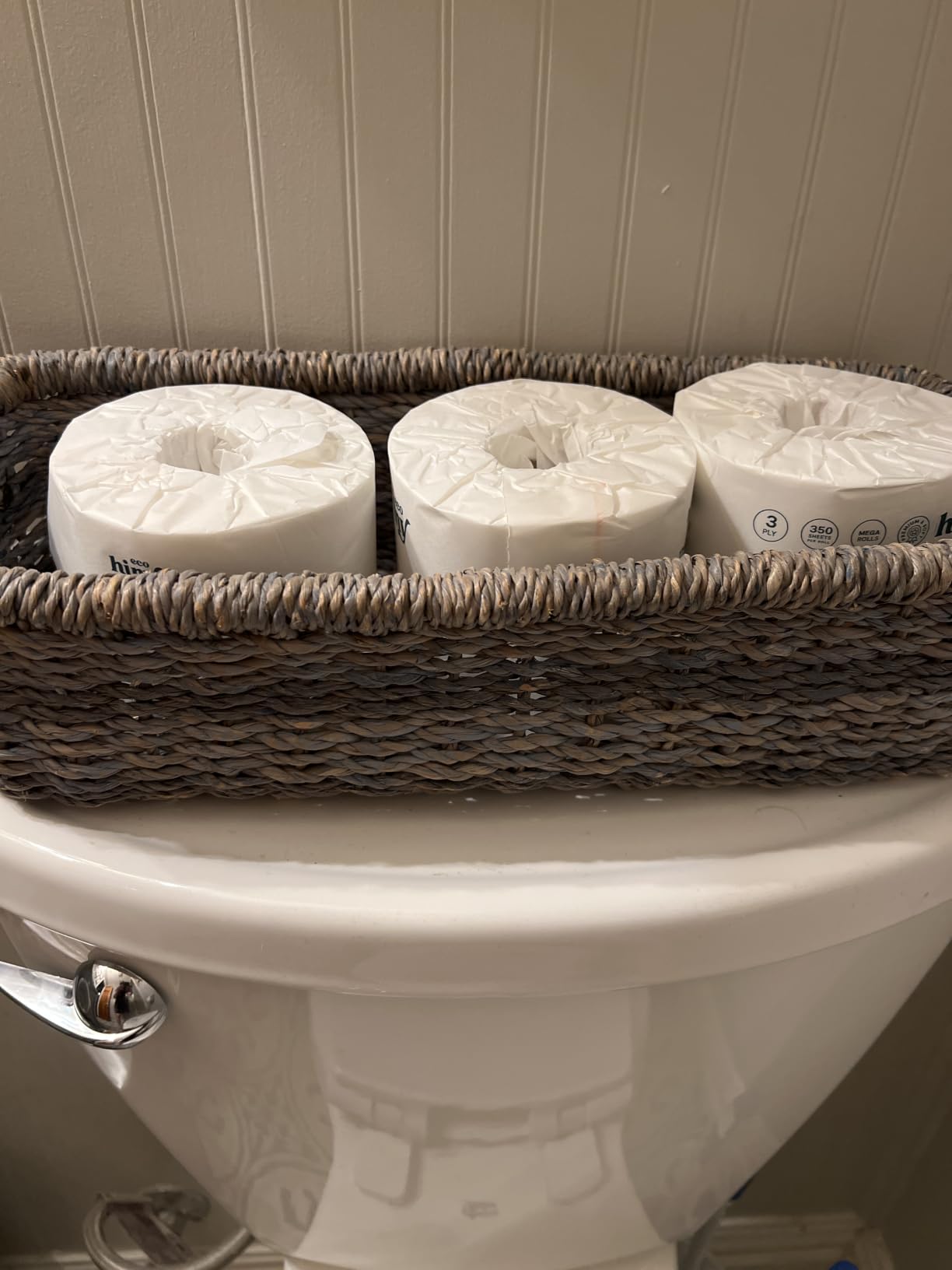 ecoHiny Premium Bamboo Toilet Paper 6 Mega Rolls 3ply 350 Sheets PFAS Free | Soft & Strong, FSC Certified, Septic Safe, BPA & Paraben Free, Elemental Chlorine Free, Non-Toxic, Zero Plastic Packaging customer photo 1