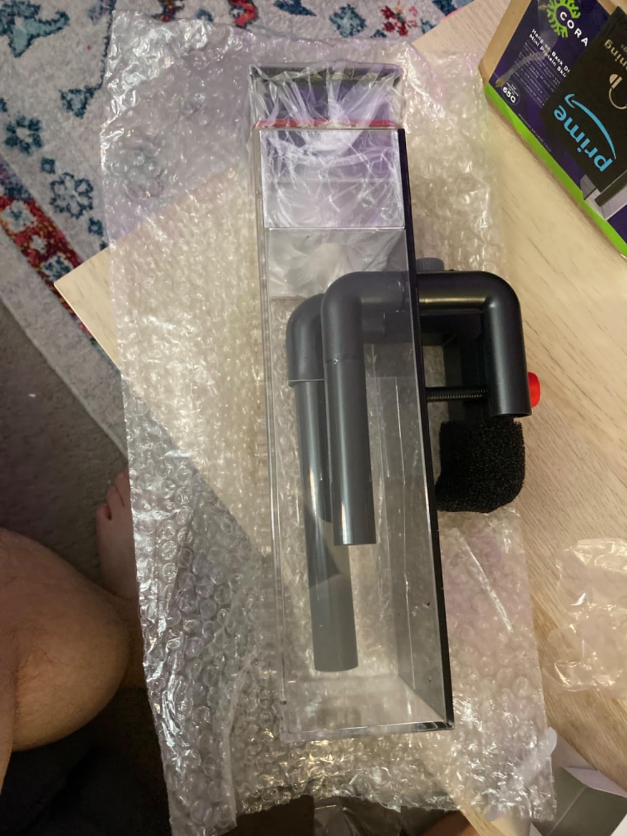 Coralife DC-Controlled Square Protein Skimmer for Saltwater Aquariums | Aquarium skimmer with variable speed pump, inline remote control, small footprint for reef aquarium sumps customer photo 1