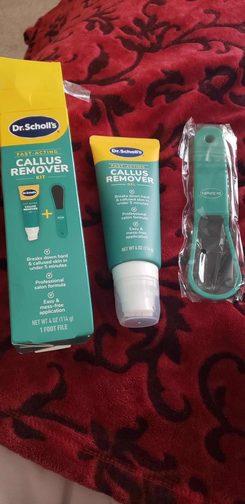 Dr. Scholl's Foot Callus Remover Gel for Feet, Foot File Pedicure Kit customer photo 2