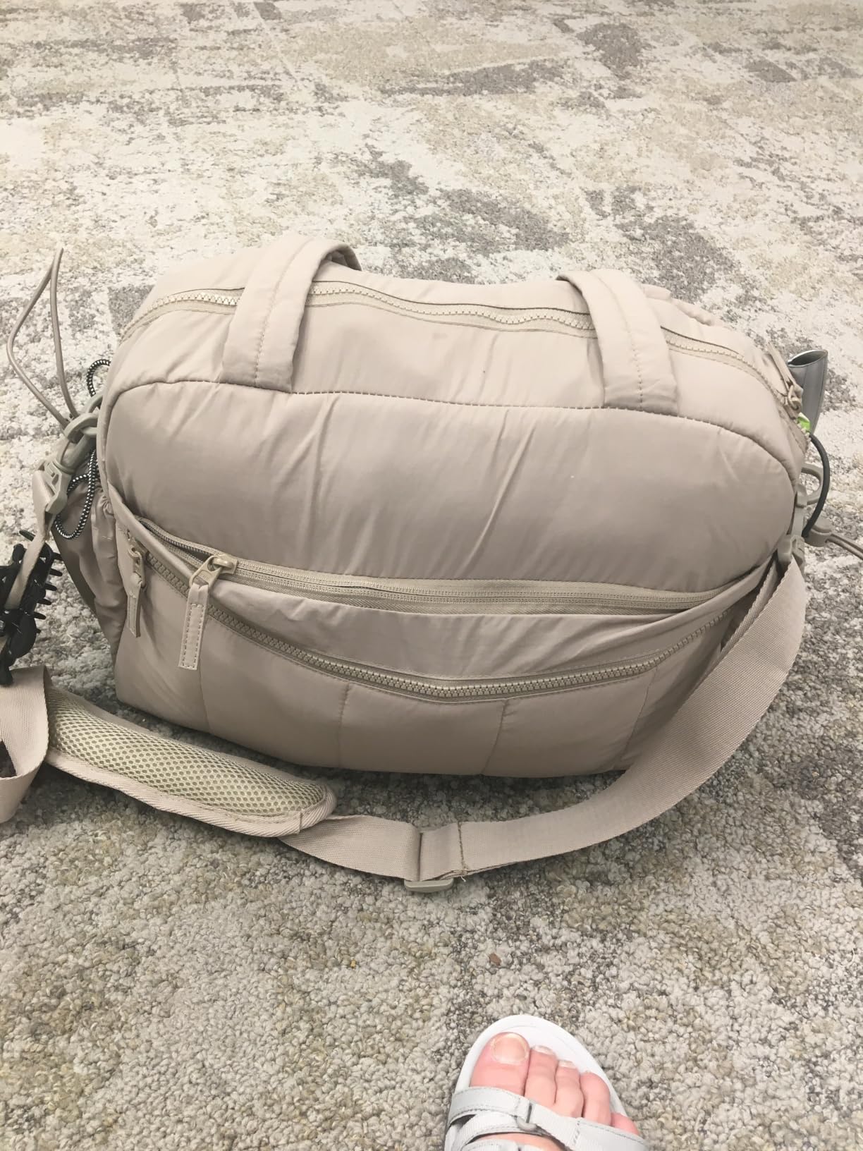 Duffle Bag for Travel, Gym Bag for Women, Weekender Carry on customer photo 1