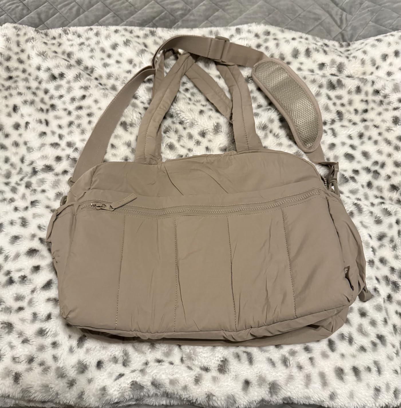 Duffle Bag for Travel, Gym Bag for Women, Weekender Carry on customer photo 2