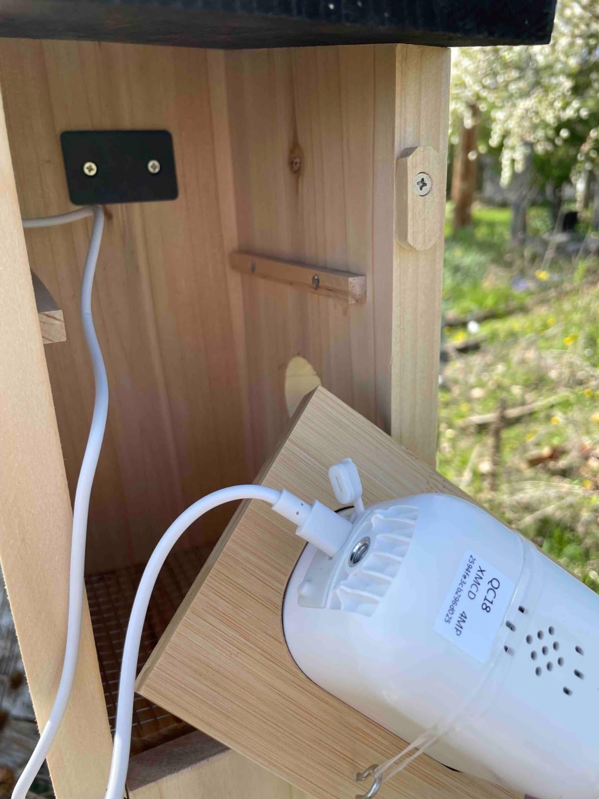 Birdhouse with Camera in It, 5MP HD 2.4G WiFi Birdhouse, Motion-Activated Auto Capture, Night Vision for Bluebirds & Wrens Nesting customer photo 2