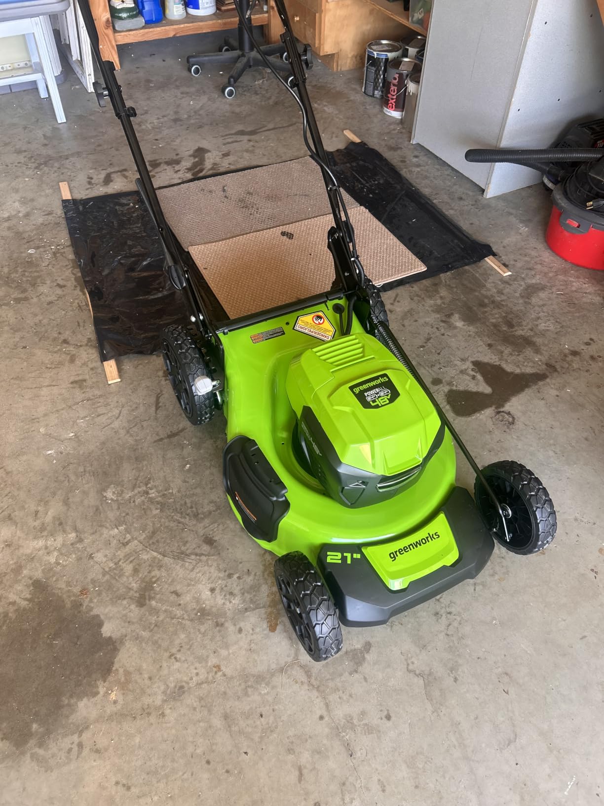 Greenworks 48V (24V x 2) 21in Mower/Blower/Trimmer Kit/ Battery Kit customer photo 1