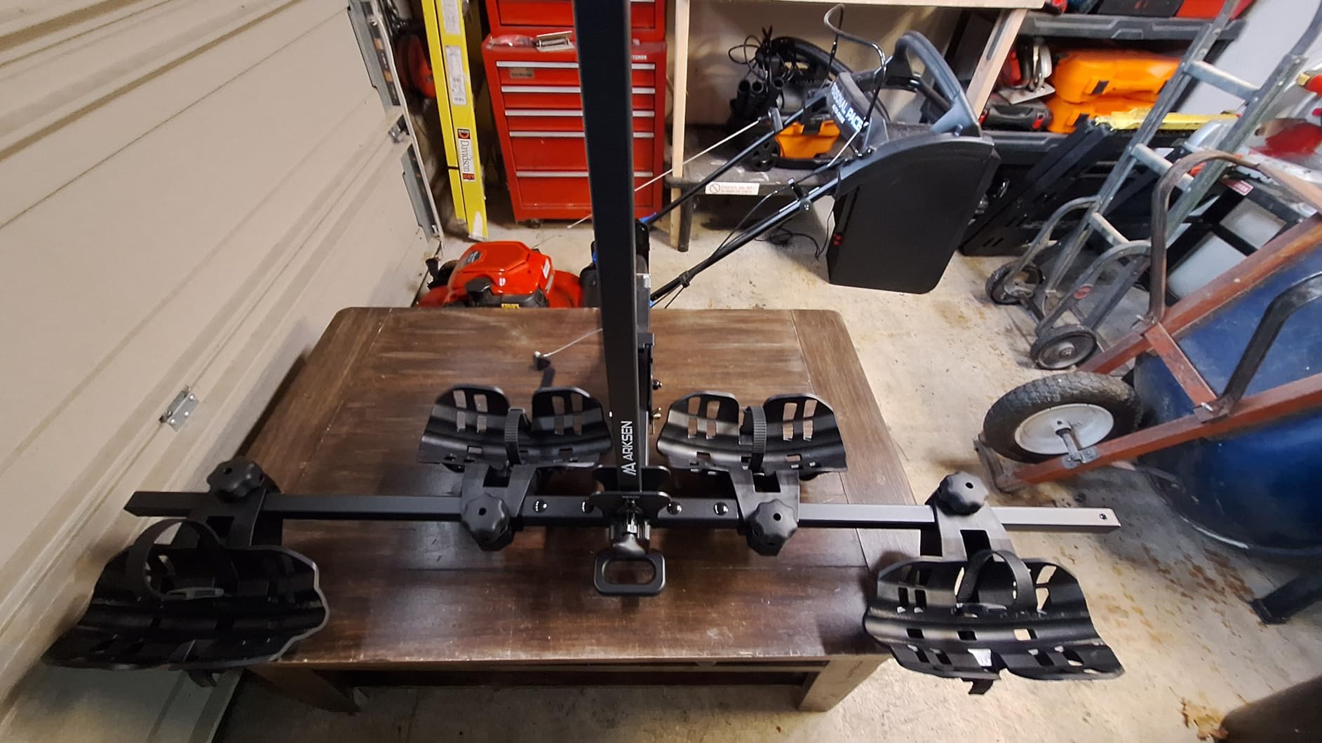 Bike Rack for E-Bikes, Foldable 2-Bike Platform Hitch Mount Carrier customer photo 1