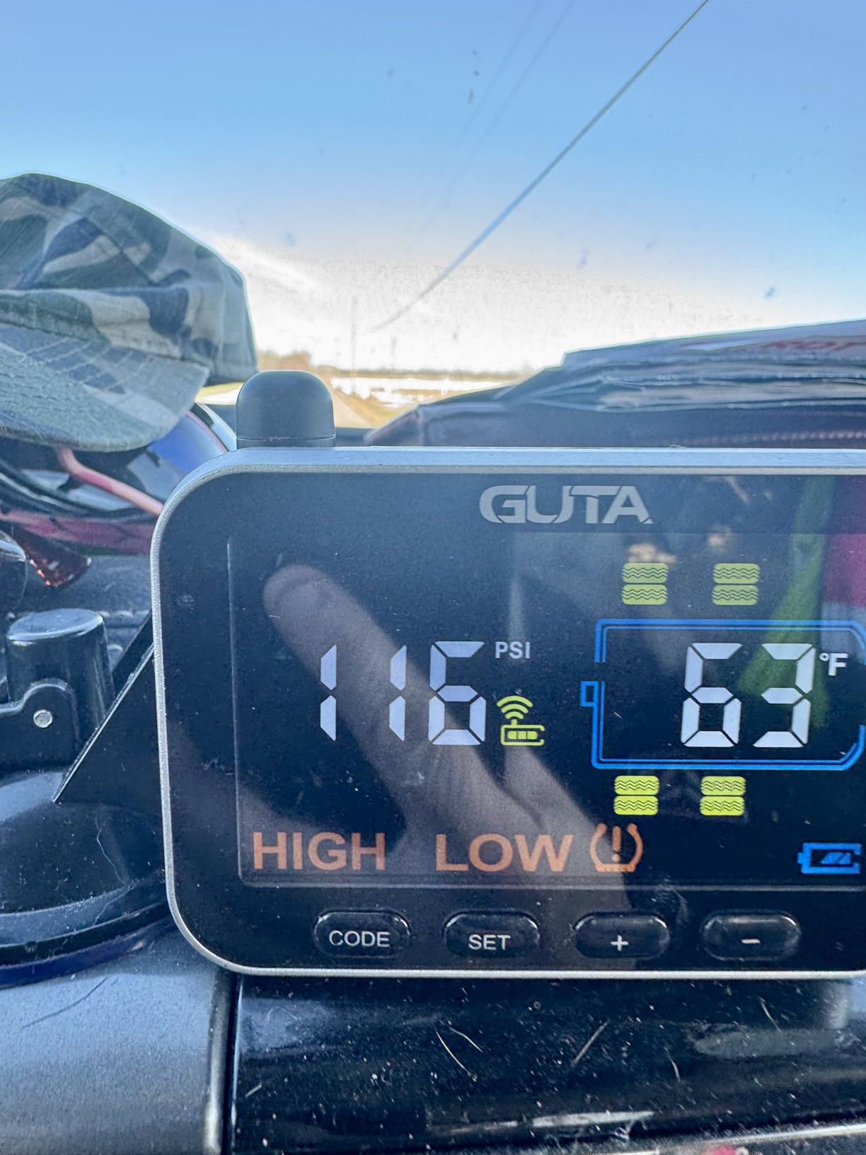 GUTA GT20 Trailer Tire Pressure Monitoring System, TPMS with 10 Sensors customer photo 2