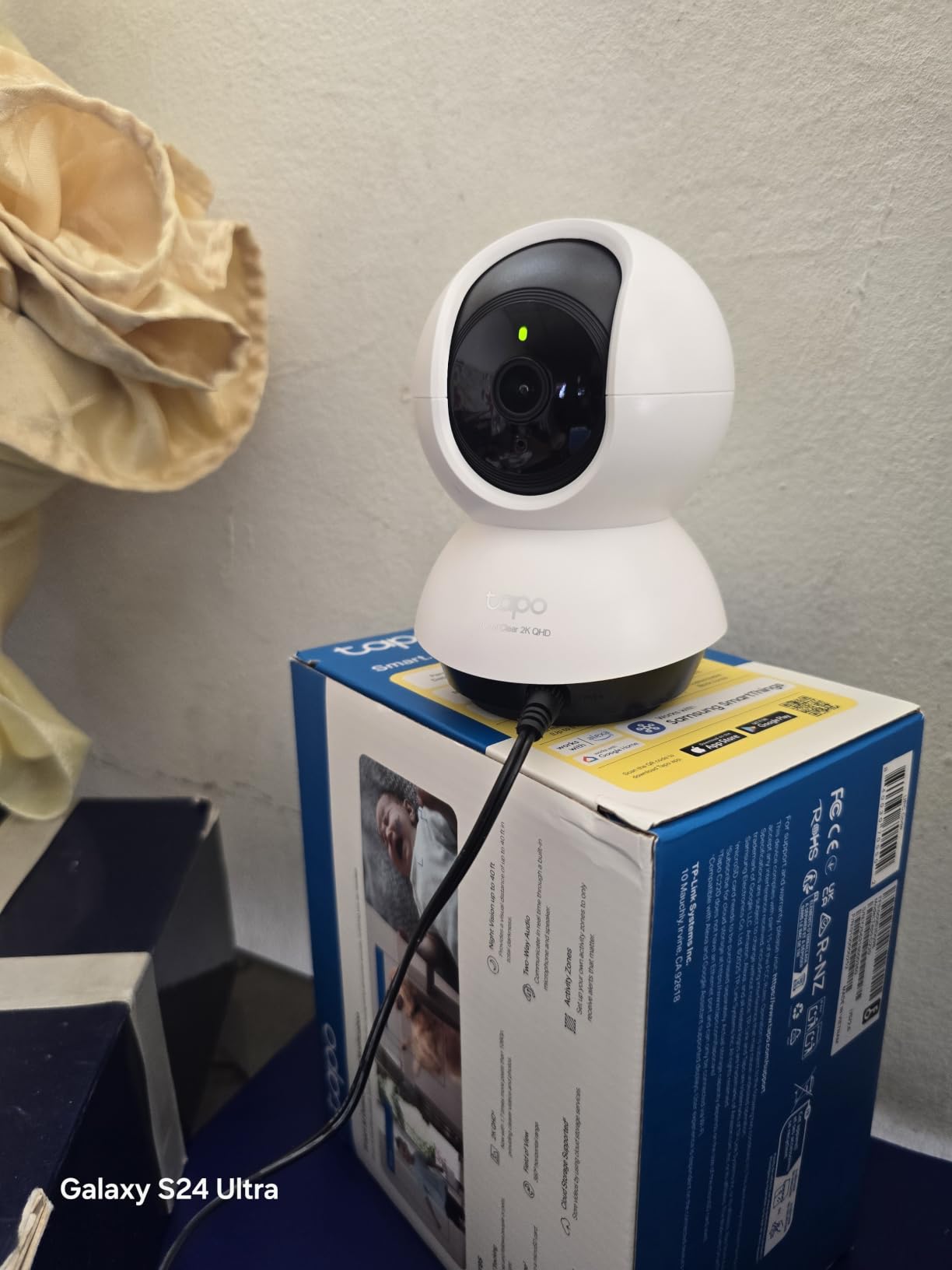 TP-Link Tapo 2K QHD Pan/Tilt Security Camera for Pet Camera, Baby Monitor, Motion Detection, Motion Tracking, 2-Way Audio, Night Vision, Cloud &SD Card Storage, Works w/Alexa & Google Home(Tapo C220) customer photo 1