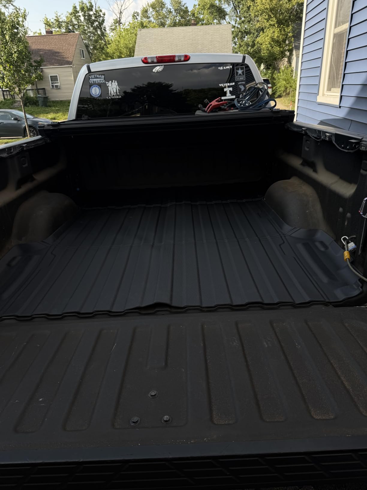 TripleAliners 6.8FT Truck Bed Mat for 2017-2026 Ford Super Duty F250/F350 | All Weather Protection TPE Pickup Bed Liner with Raised Wall, Custom Fit, Anti-Slip customer photo 2