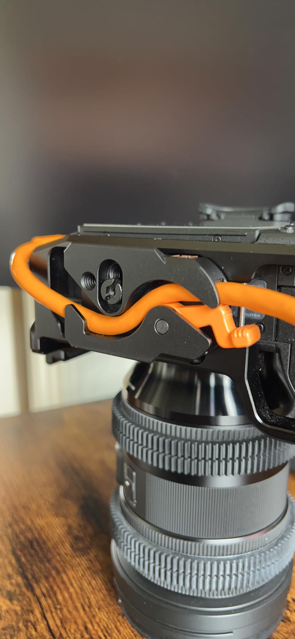 Tether Tools TetherGuard LeverLock Tripod Plate Port Protection | Tripod Plate for Cable Management | 5-Point Protection System | Secures Cable to Camera Port | Arca-Compatible Tripod Mount customer photo 1