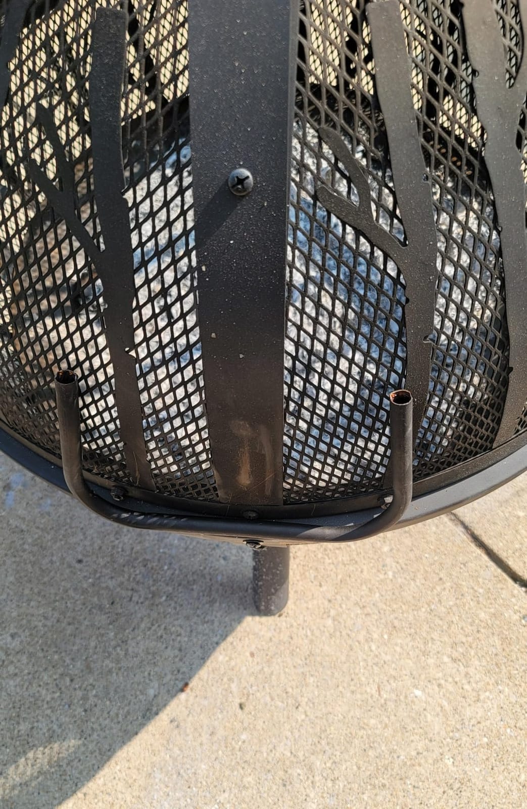 Panovue 35 Inch Wood Burning Fire Pit with BBQ Grill, Heavy Duty Fire Pits customer photo 2