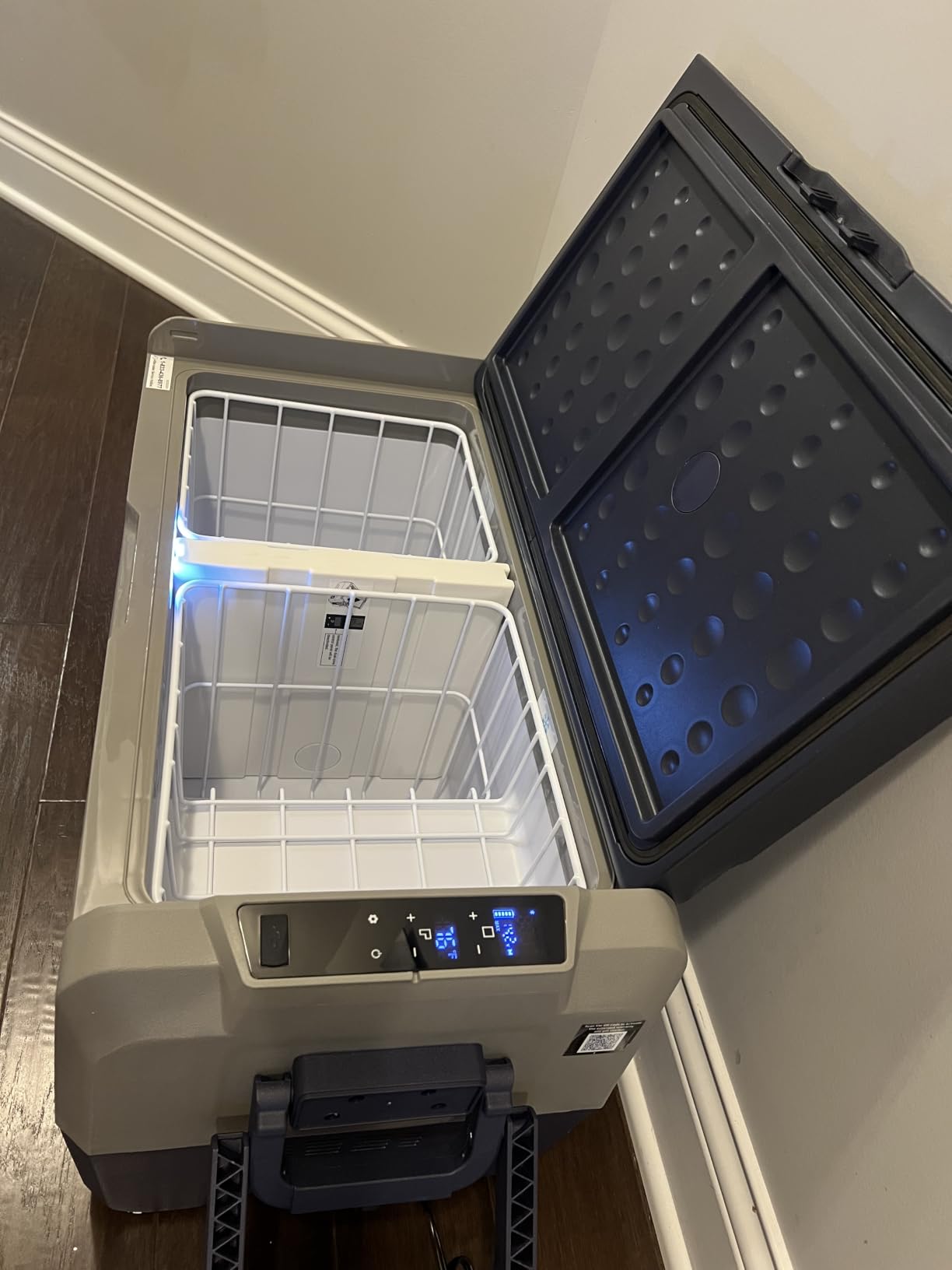 BODEGACOOLER 12 Volt Portable Refrigerator,64 Quart Car Fridge Dual Zone -4℉-68℉,60L Car Freezer APP Control,Electric Compressor Cooler 12/24V DC and 100-240V AC for RV,Camping,Travel,Truck,Vehicles customer photo 1