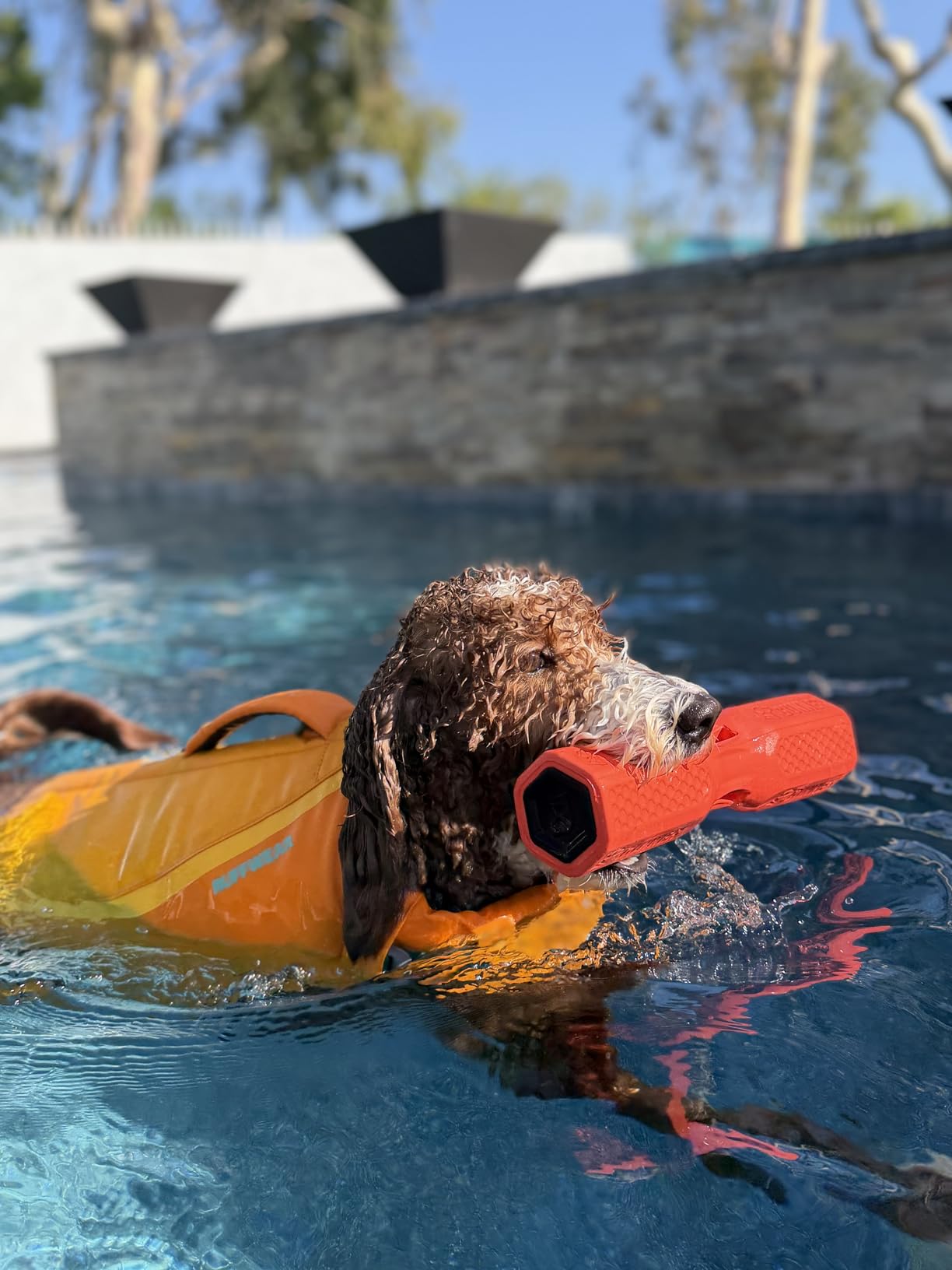 GUNNER Dog Training Bumper, Orange Retriever Dummy with Adjustable Rope | Floating DuraTrieve Retriever Dummy, Adjustable Rope, Scent Cavity, Vented and Tapered Design customer photo 2