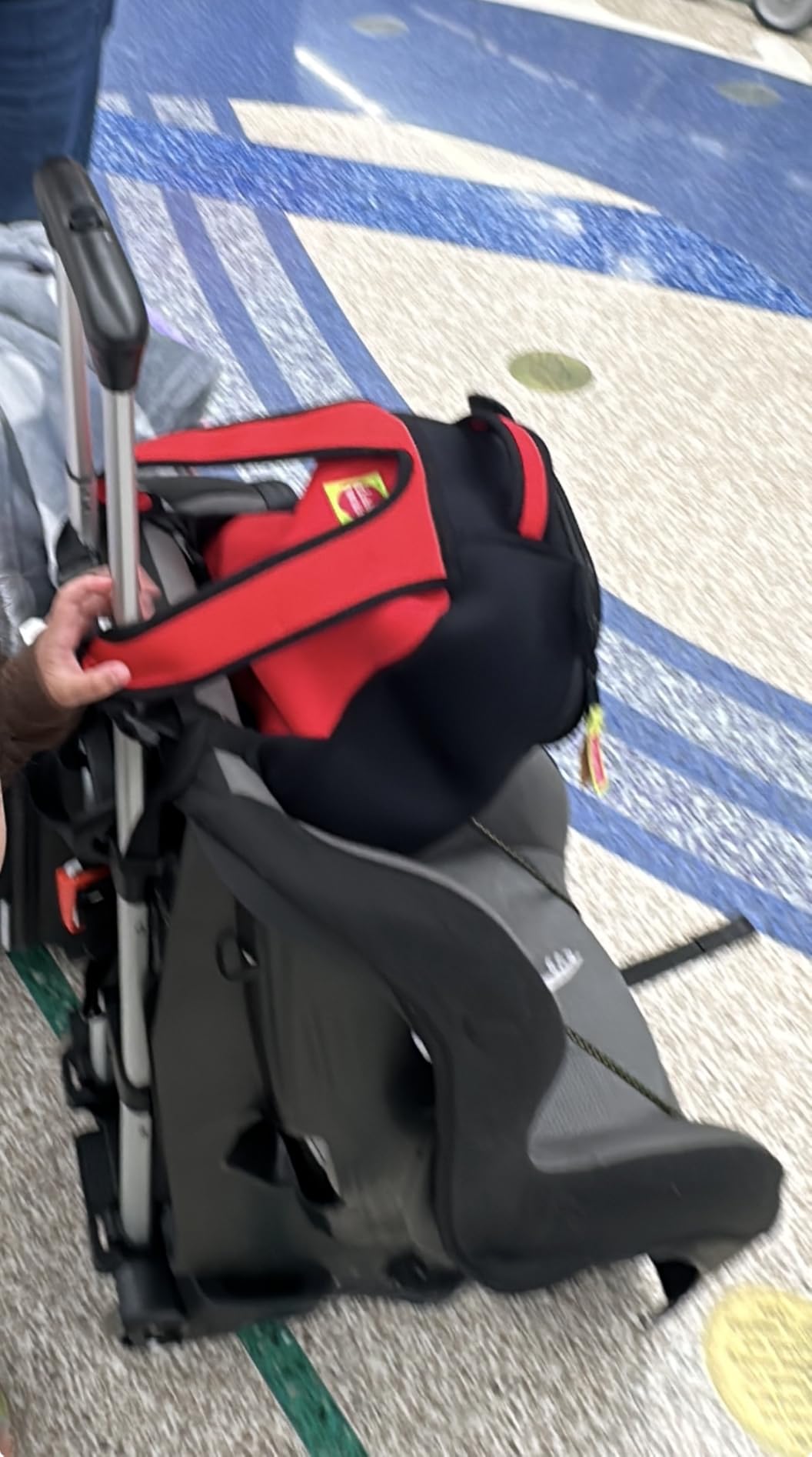 Gorpuire Small Folding Hand Truck Dolly with 2 Wheels, Foldable Luggage Cart, Lightweight Aluminum Collapsible Trolly Portable Dolly for Moving Airport Travel Use customer photo 2