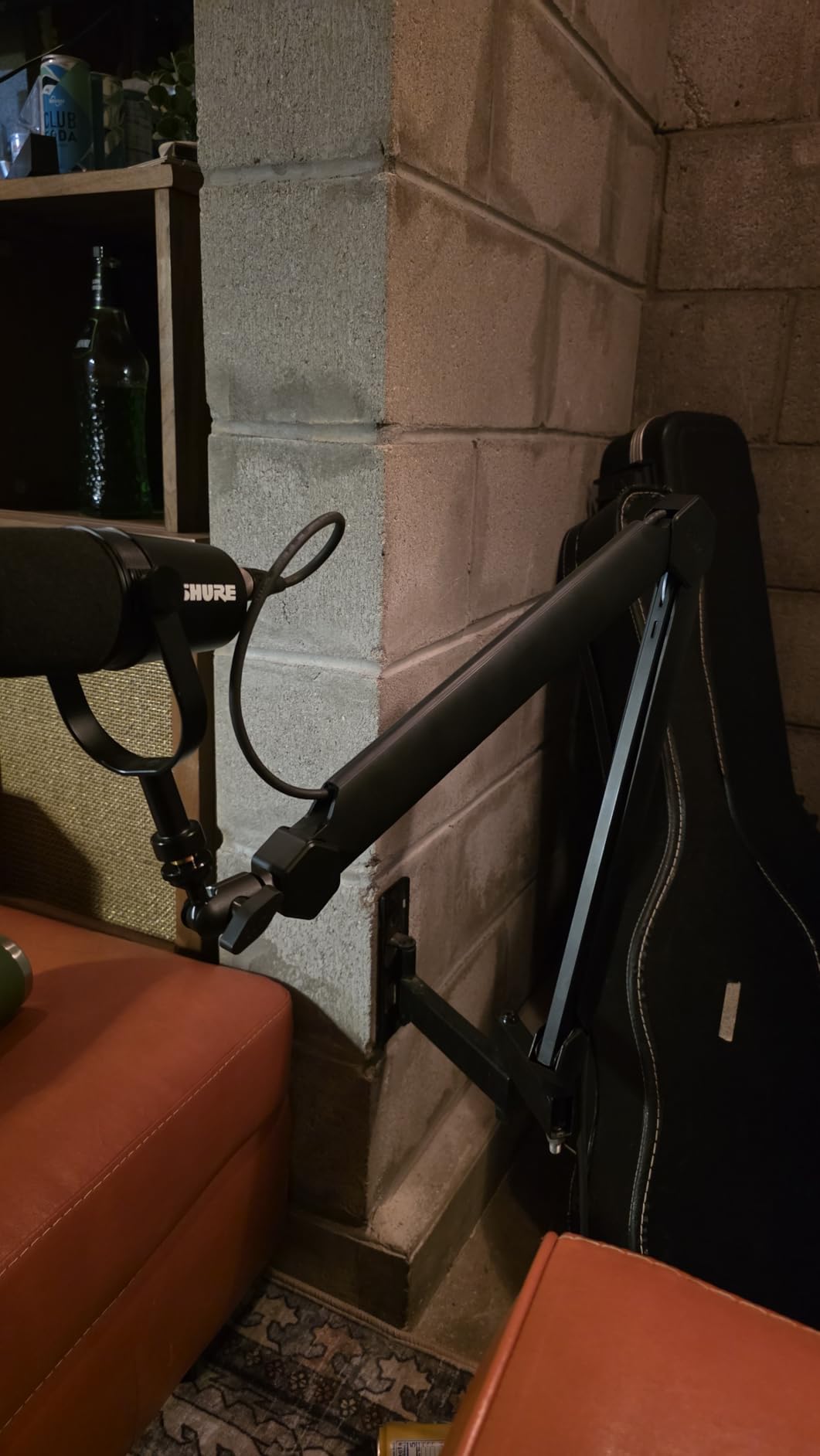 FIFINE BM66 Heavy Metal Microphone Boom Arm Stand for Podcast Recording | Mic Arm Stand, Desk Clamp, Cable Channels, 3/8