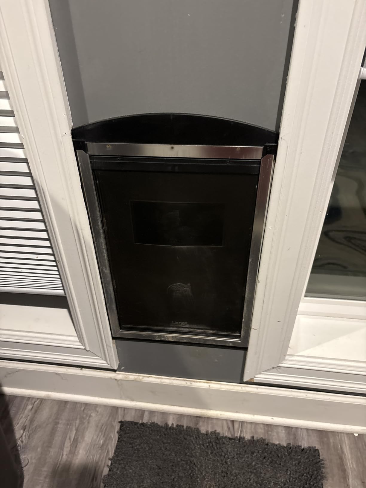 ClawJaw Extra Large Dog Door for Wall,Metal Frame and Telescopic Tunnel customer photo 2