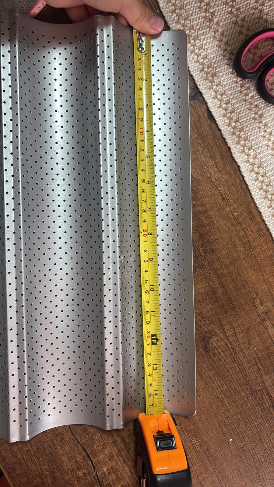 Pavsrmy Baguette Bread Pan, Premium Nonstick Perforated Baguette Pan for French Bread Baking, 4 Loaves customer photo 1
